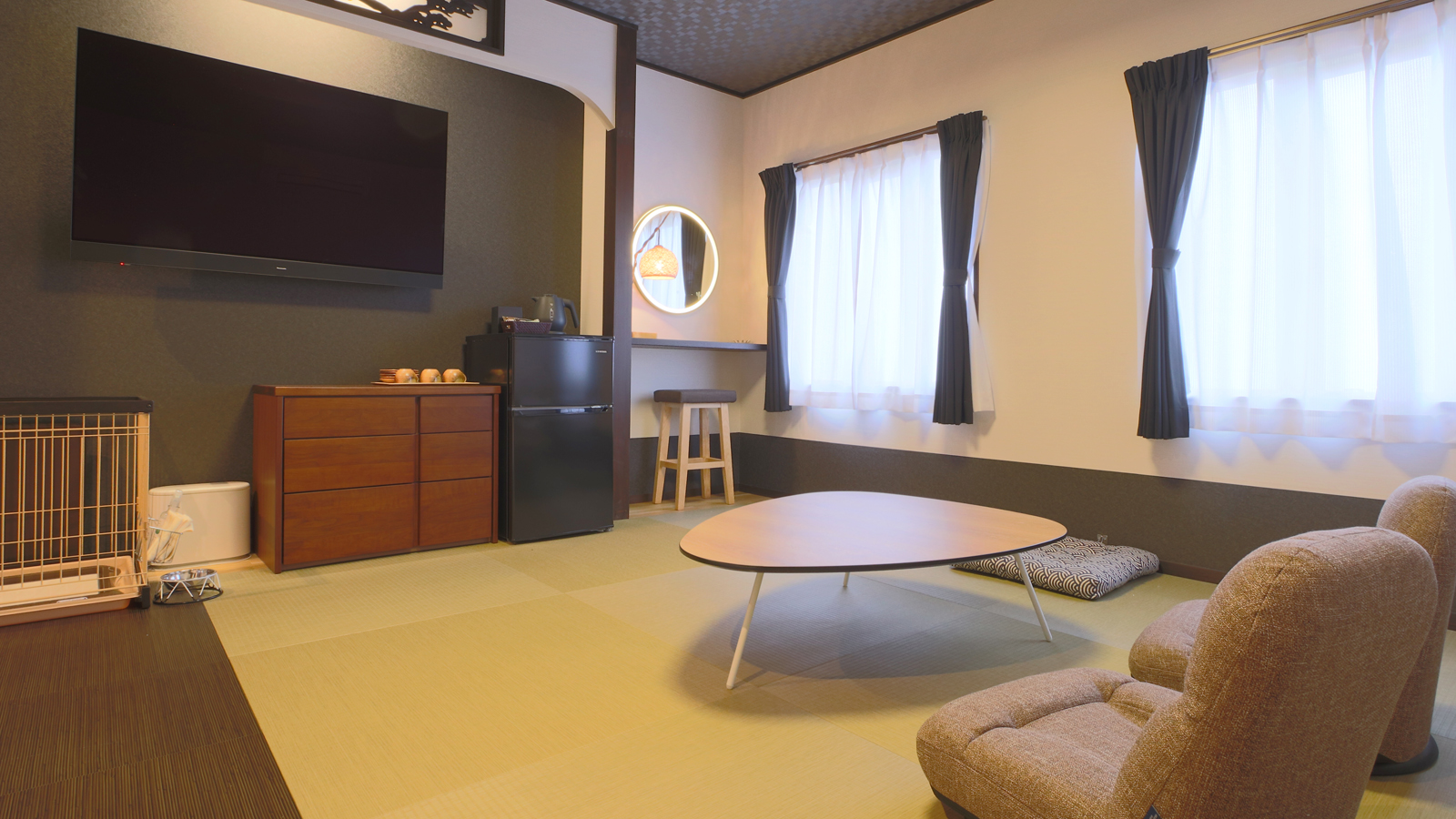 【部屋201】-リビング・ベッドスペース-*