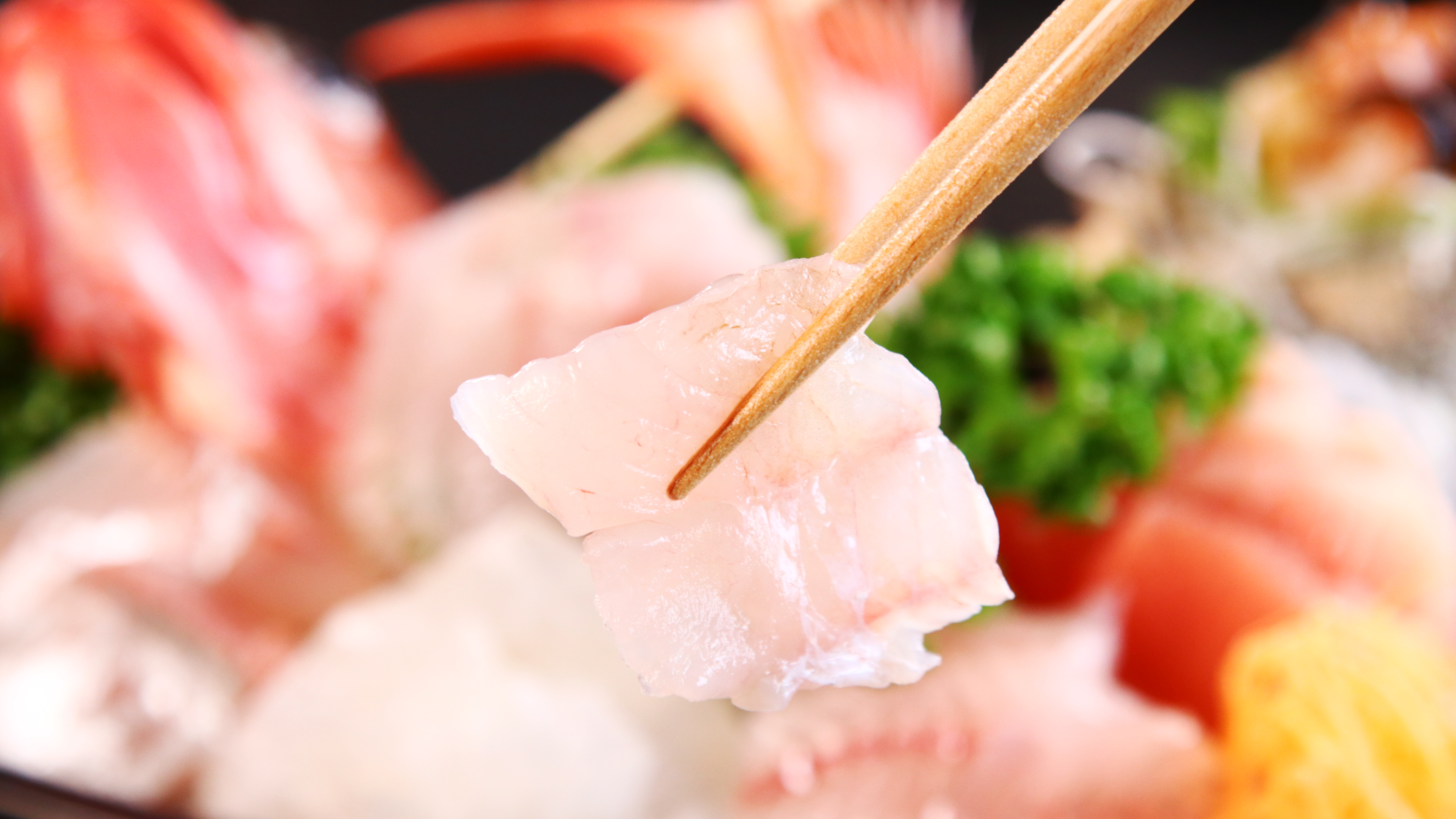 【夕食】新鮮な海の幸*