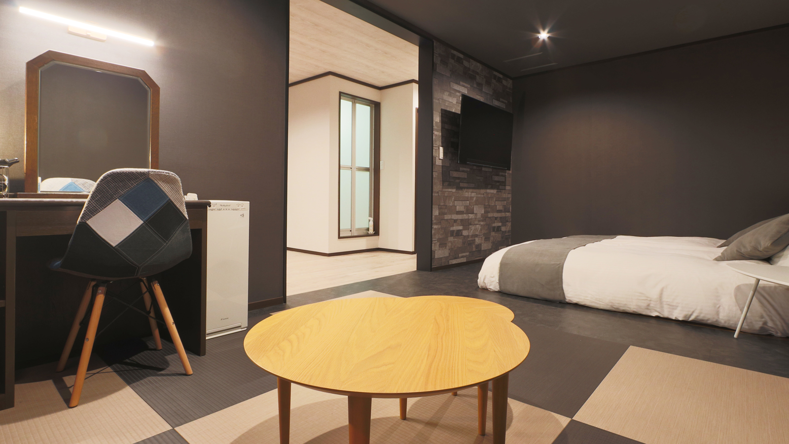 【部屋206】-オーシャンビュー・ユニットバス付ツインルーム-*