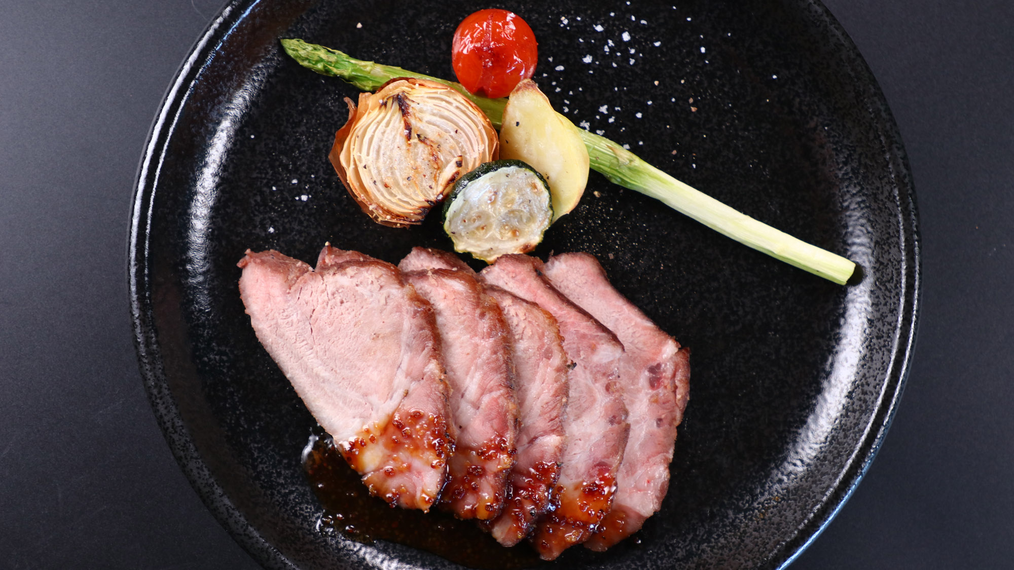 【夕食】お試しコース_ローストポーク