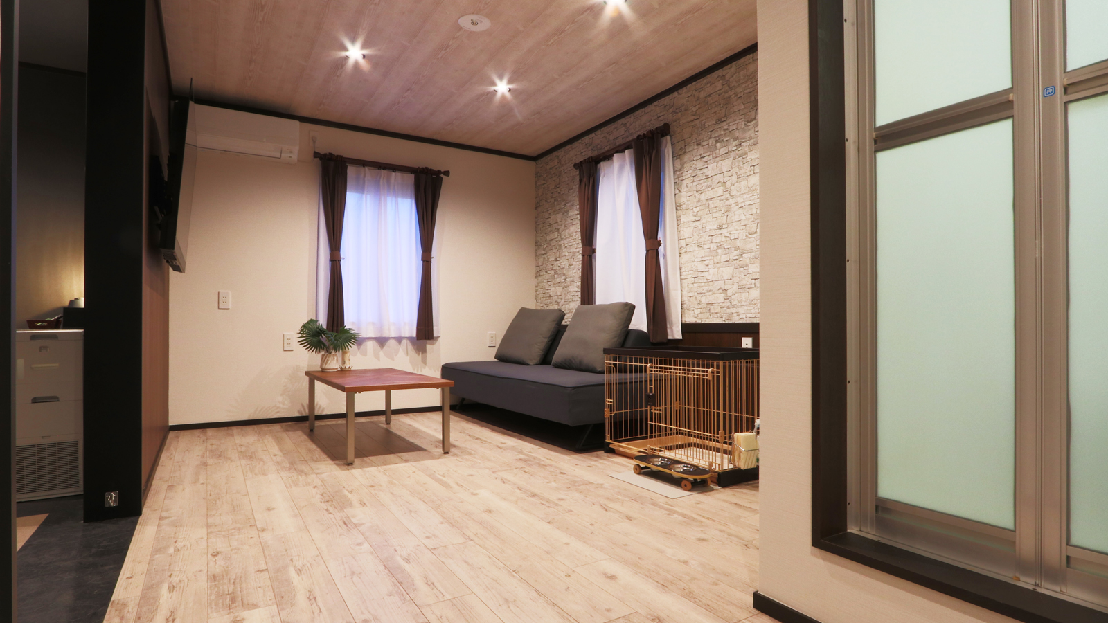 【部屋206】-オーシャンビュー・ユニットバス付ツインルーム-*