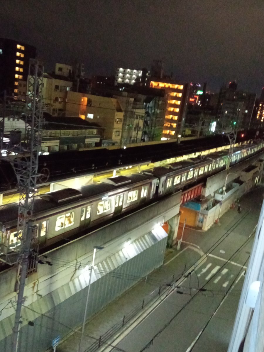 トレインビューポイント！夜