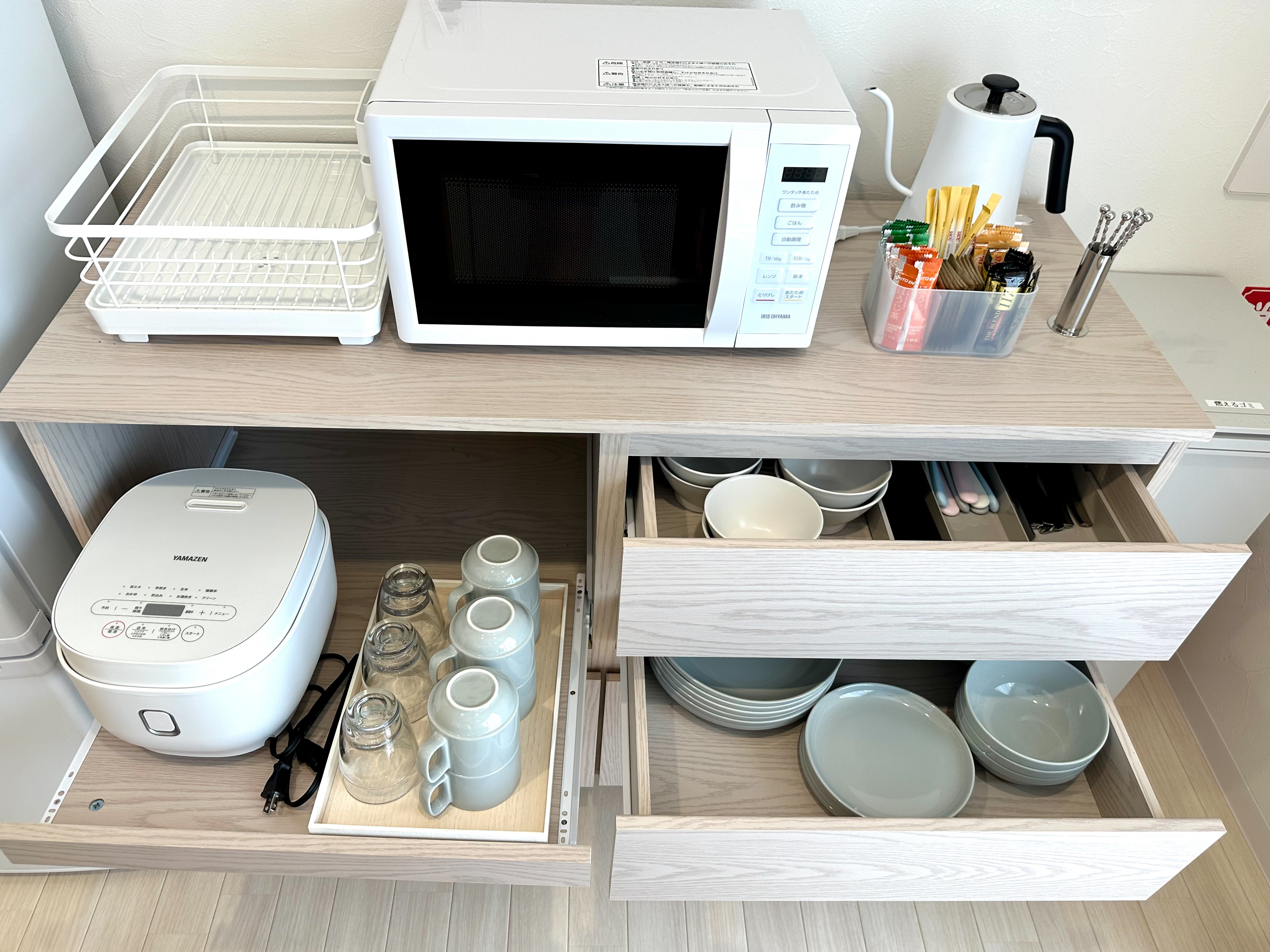 Sazanamiキッチン後ろ