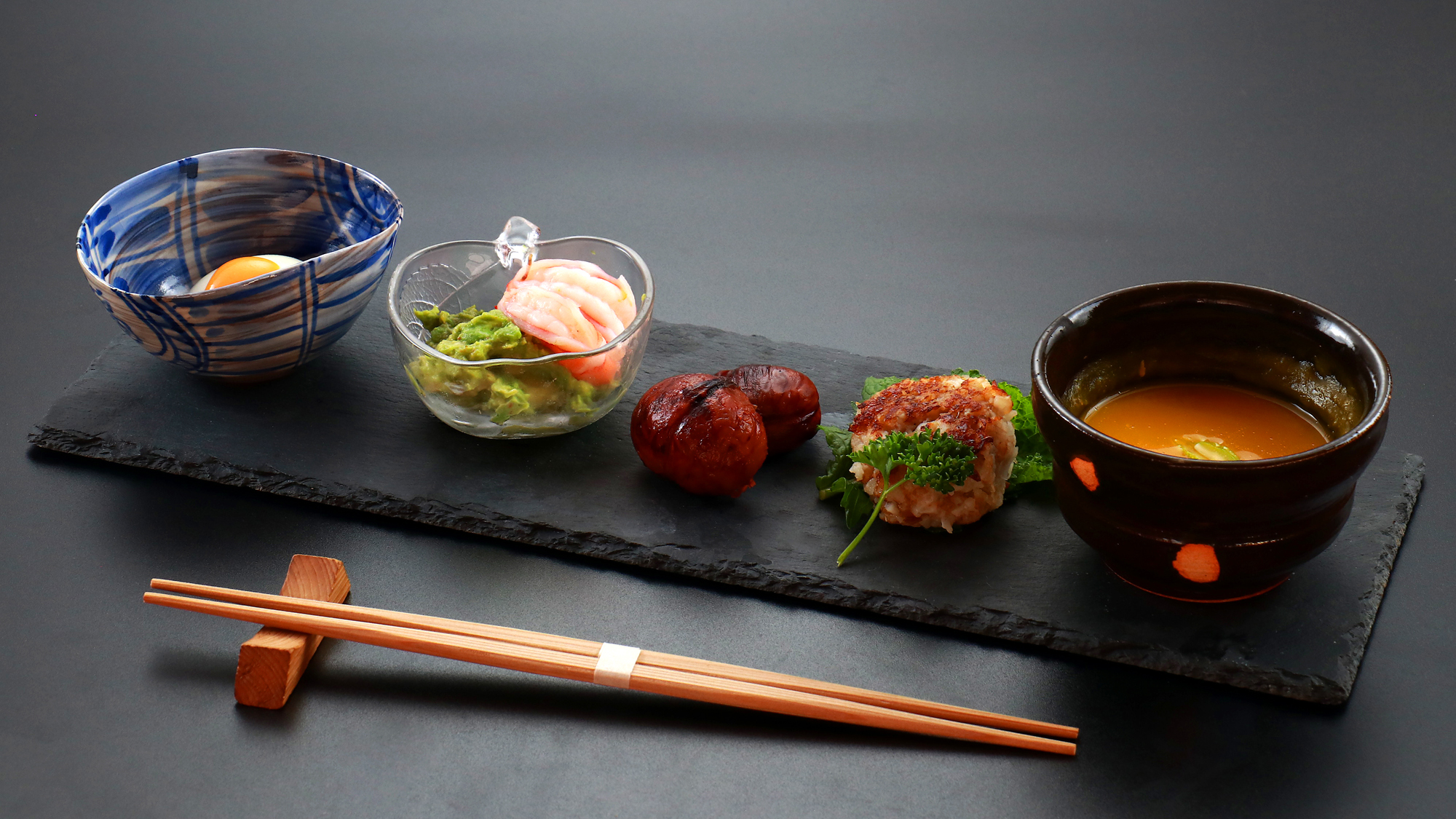 【大和肉鶏ー里山御膳】旬の前菜