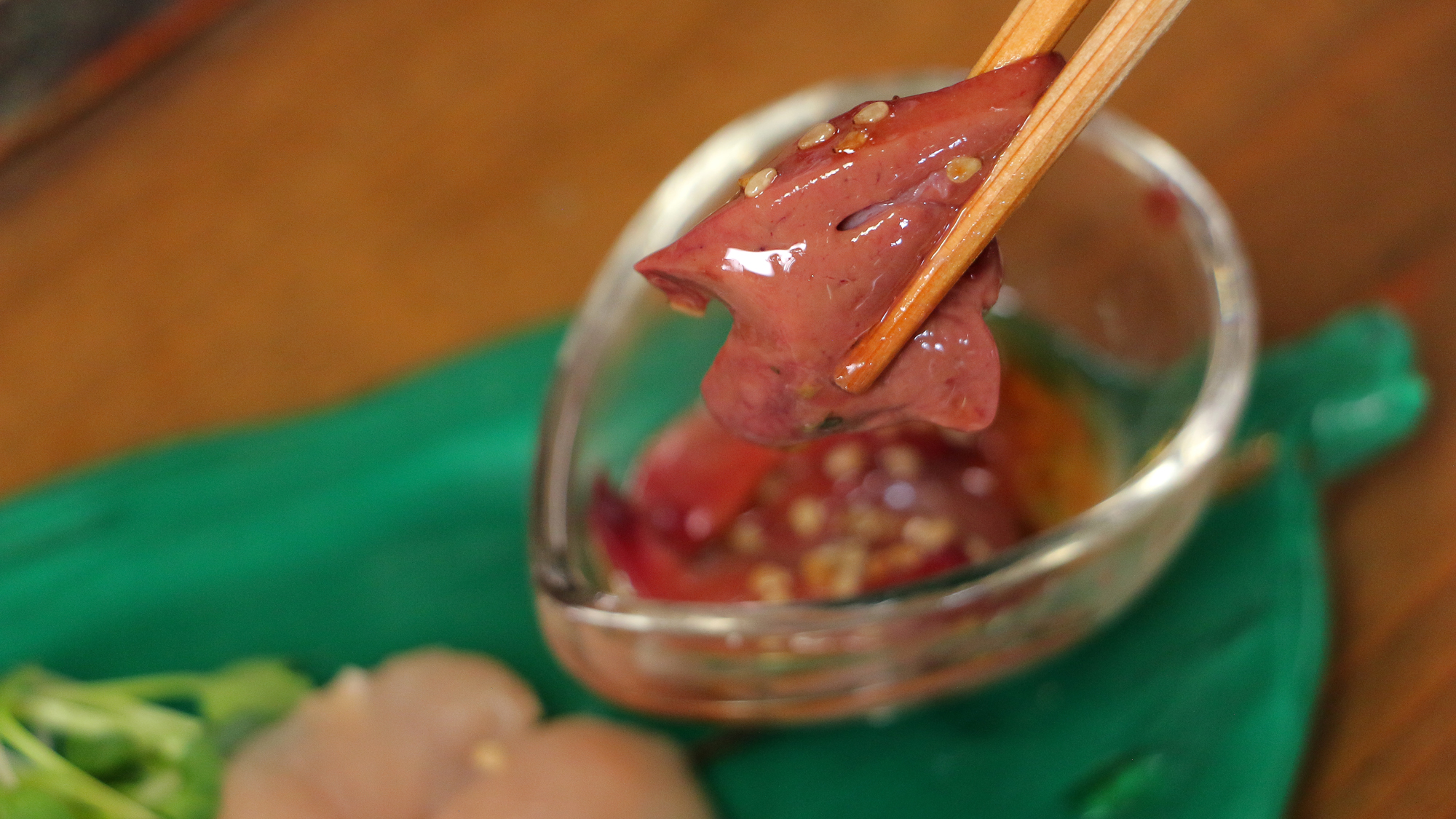 【大和肉鶏-里山御膳】 その日の仕入れにより肝をお付ける事も