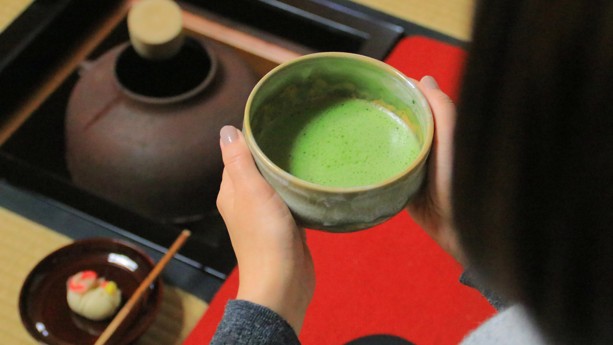 【お茶体験】お茶と和菓子