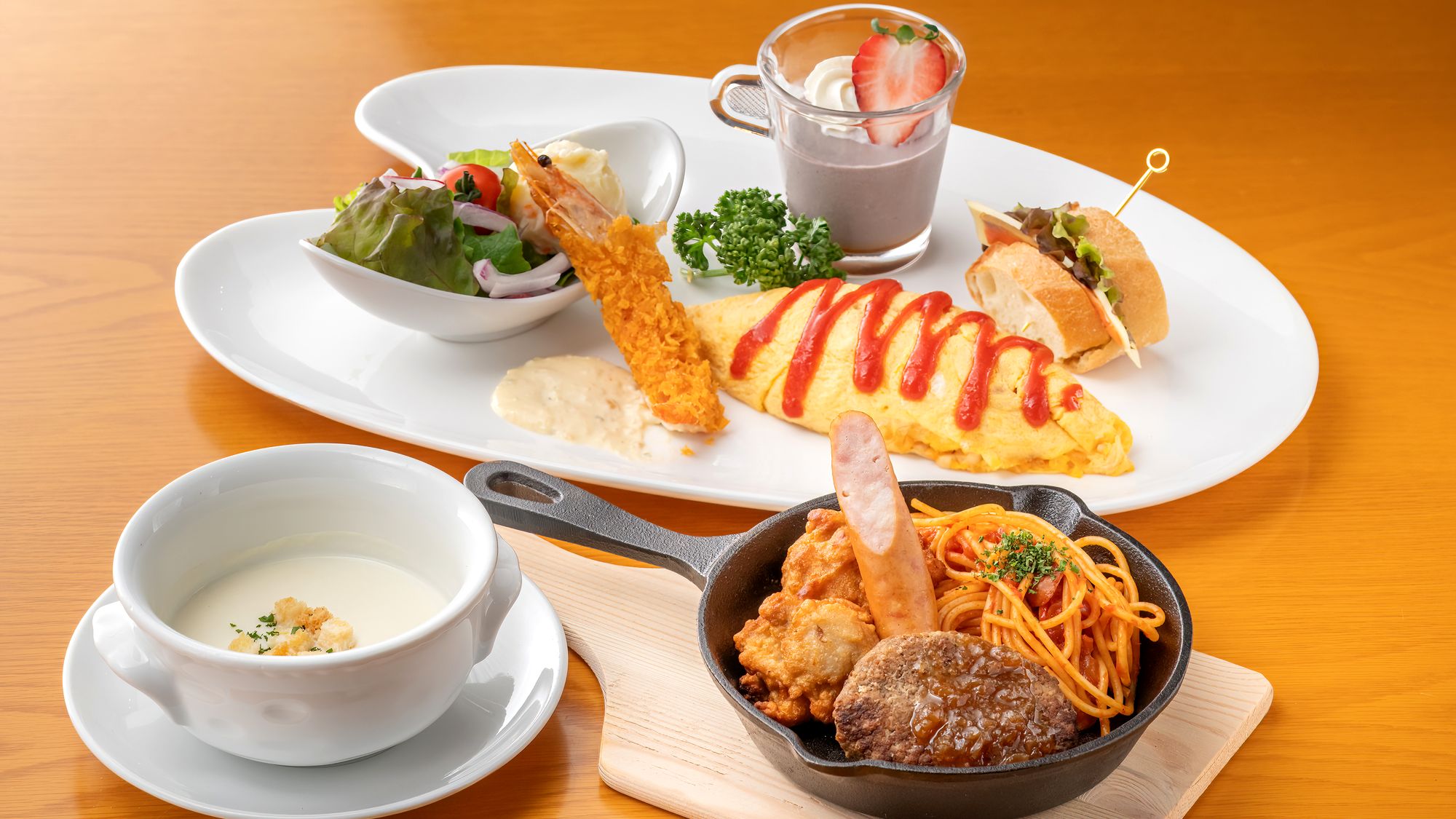 ■お子様ランチ／小学生でご予約のお子様のご夕食一例