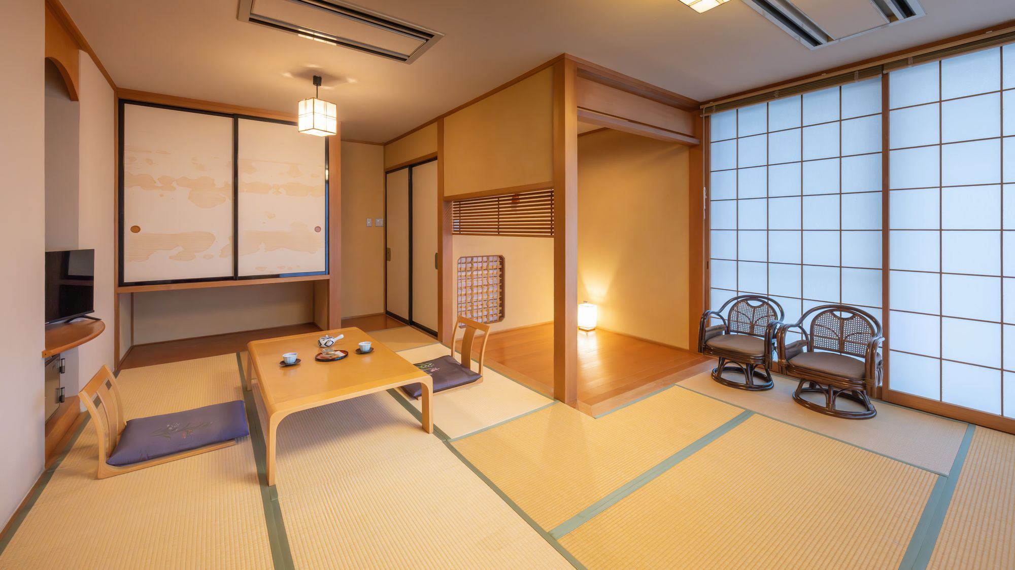 ■スタンダード和室｜秋田の自然に包まれ、ゆったりと落ち着きのある時間をお過ごしください