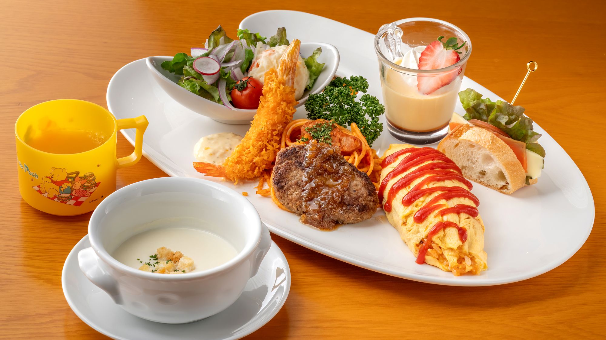 ■幼児プレート／幼児・食事ありでご予約のお子様のご夕食一例