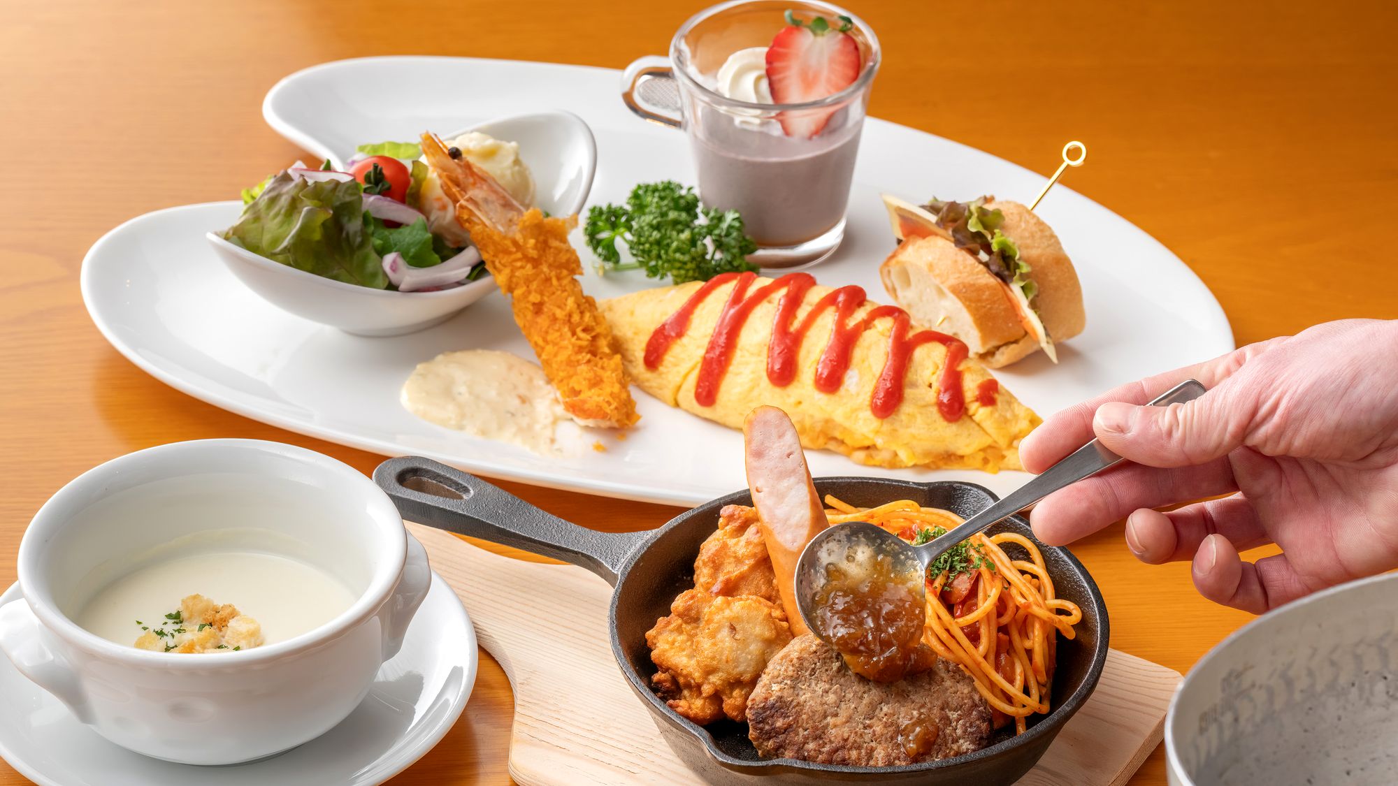 ■お子様ランチ／小学生でご予約のお子様のご夕食一例