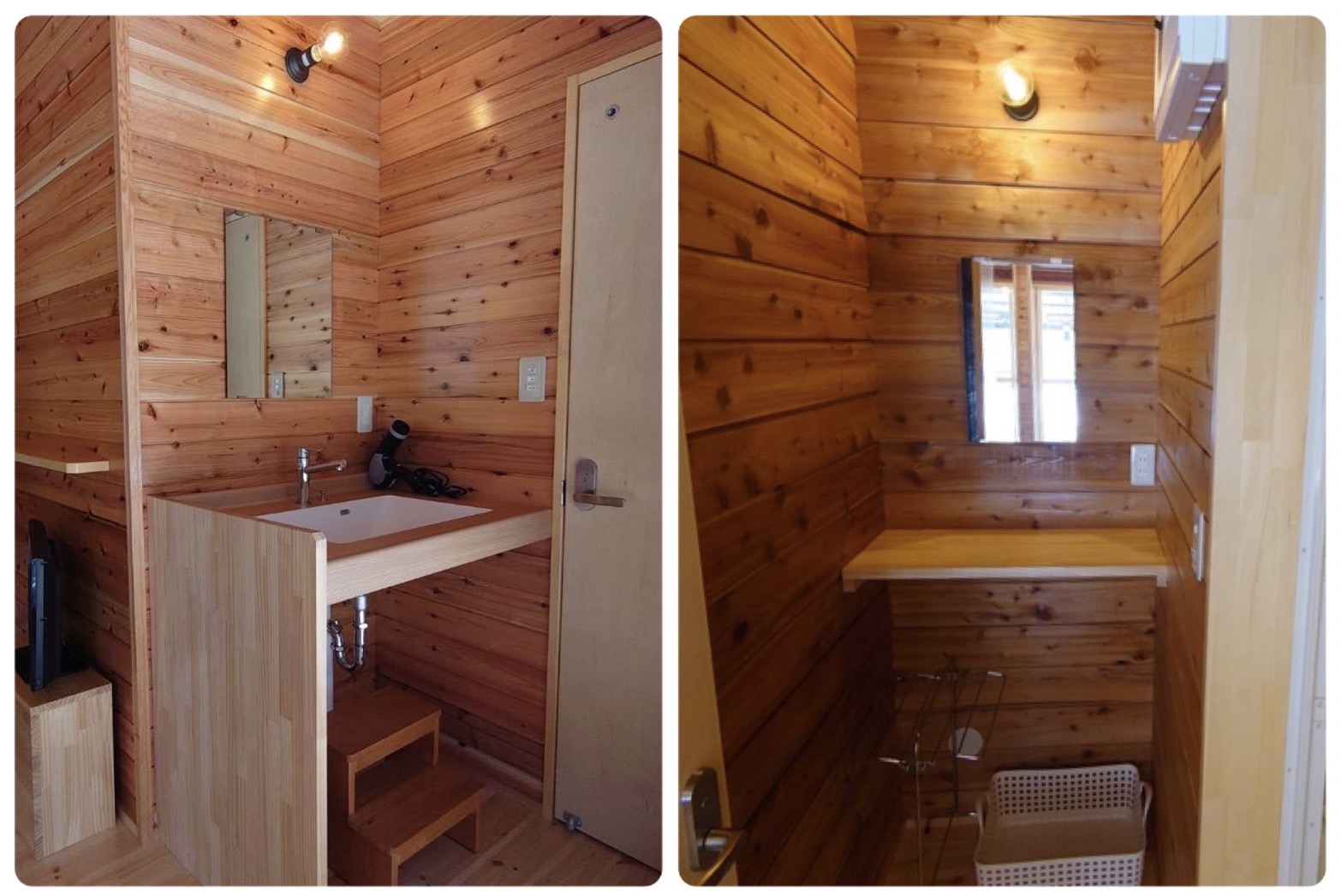 ウッディータイプA　脱衣所と洗面