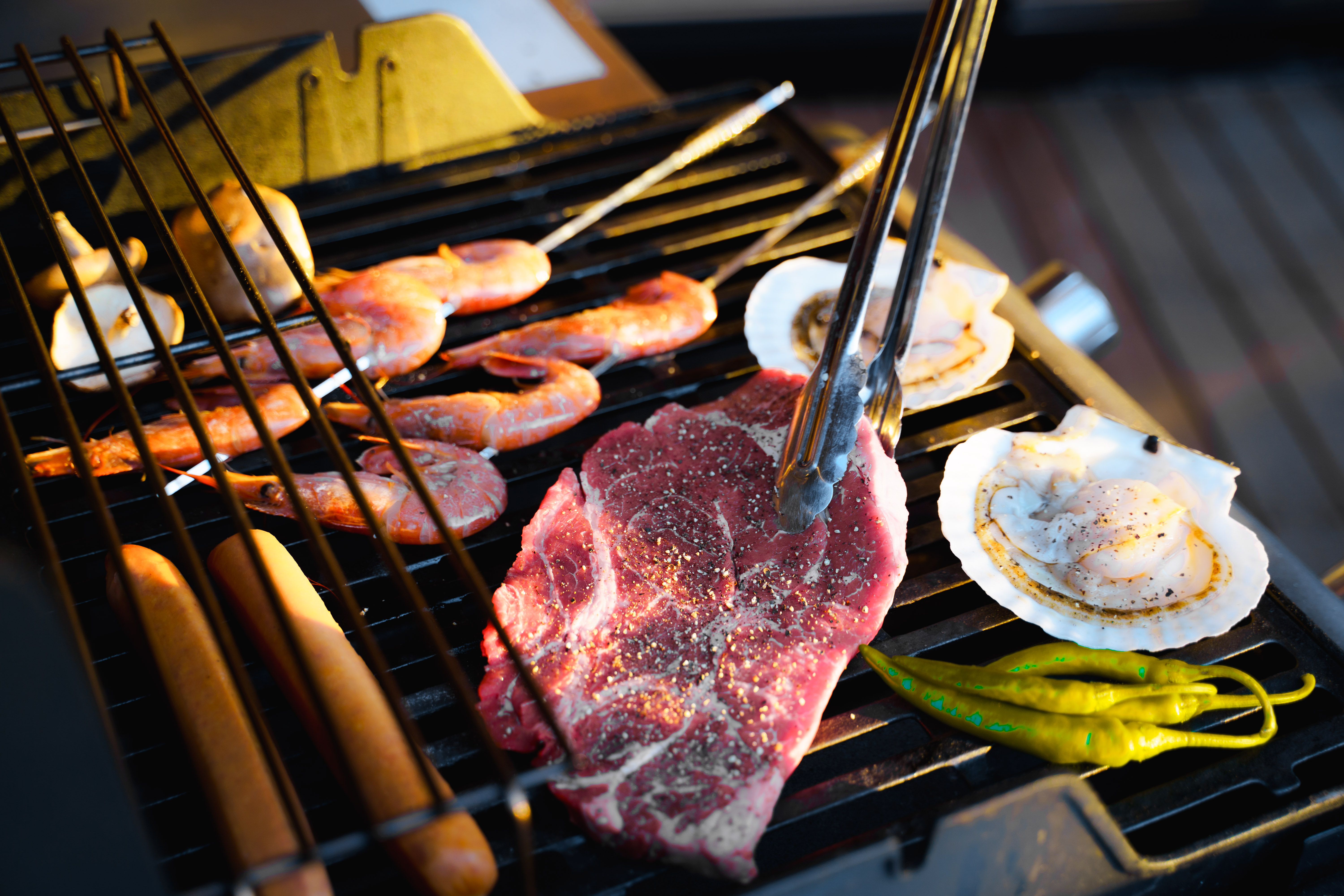緑あふれるテラスで、美味しいBBQと共に至福のひとときを。