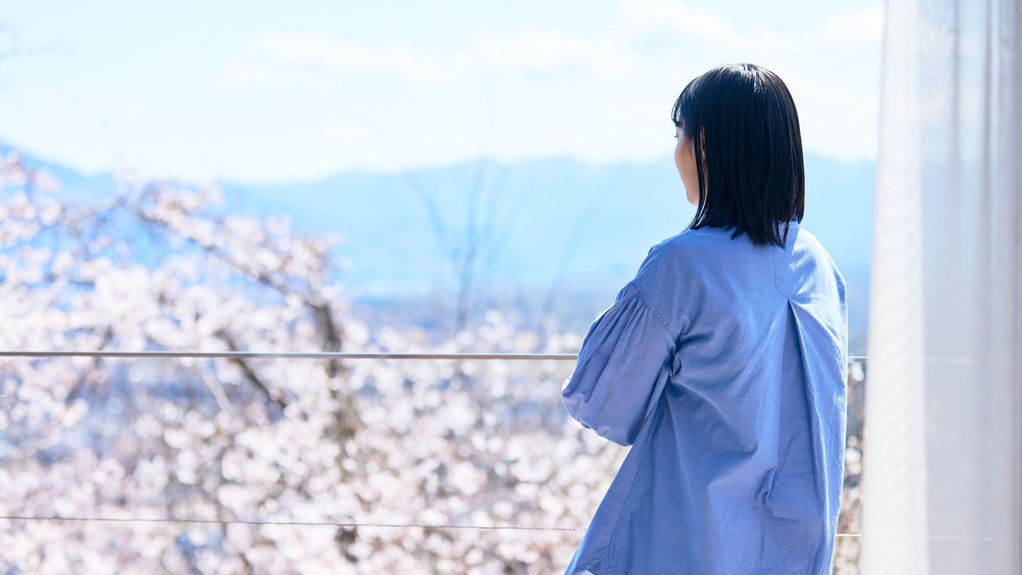 [Cottage/テラス]お花見を楽しみながら穏やかな時間をお過ごしください。