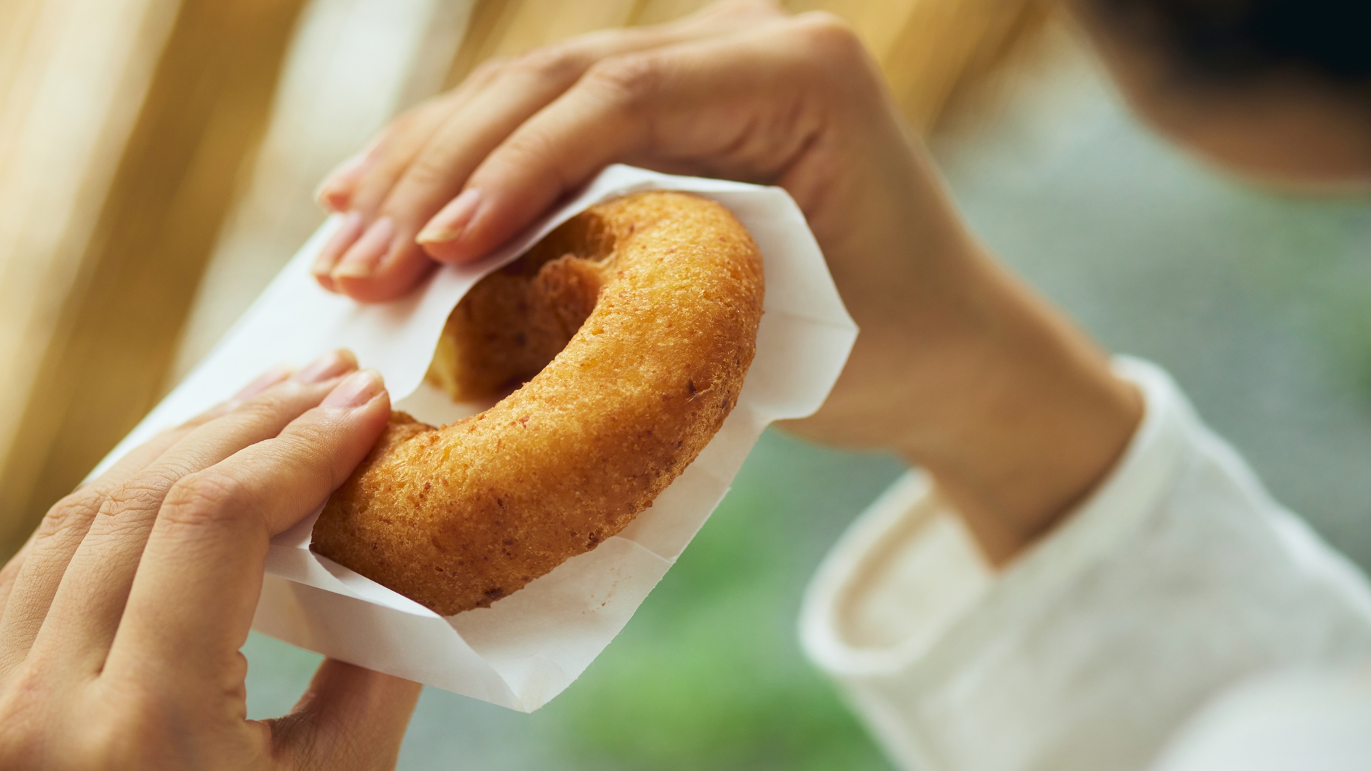 [周辺/お豆腐処うめだ屋]外はカリカリ中はもっちりとした味わいです。
