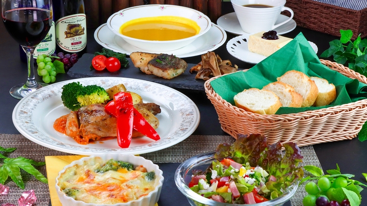 ★ペット専用★わんこと一緒に自然満喫！夕食はじっくり煮込んだシチューを召し上がれ♪≪1泊2食≫