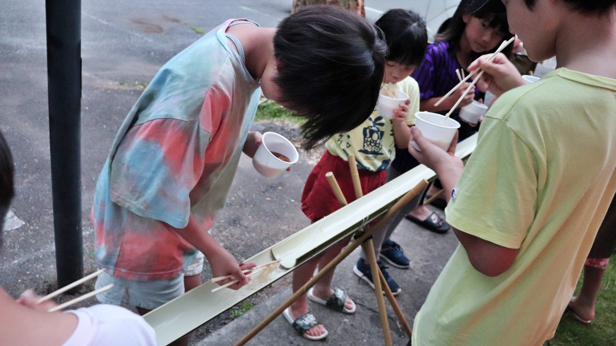 流しそうめんもできます★