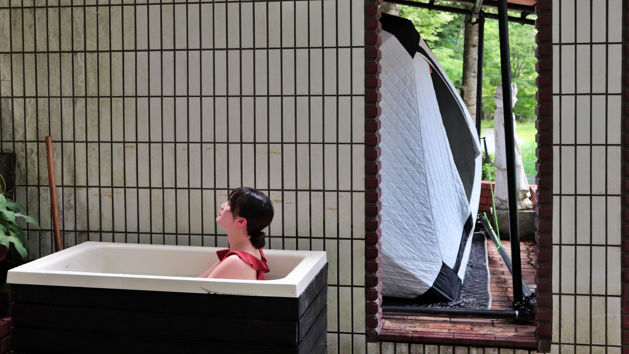 高原の爽やかな空気の中でととのう