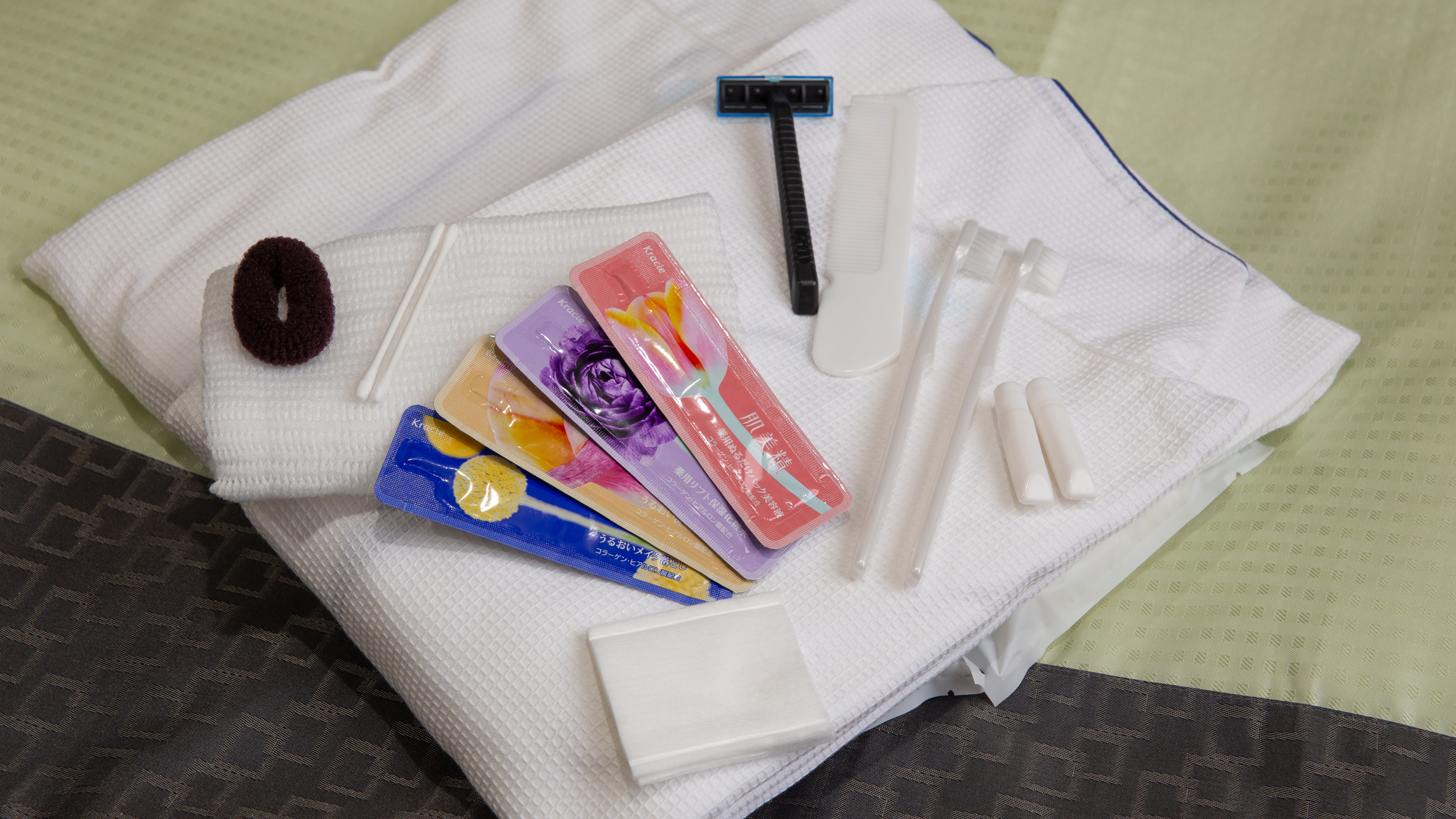 手ぶらでも安心のアメニティバーをご用意しております