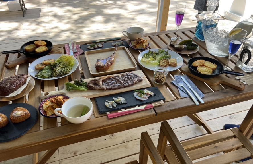 OshimaBBQ＆ステイプラン〈夕食〉
