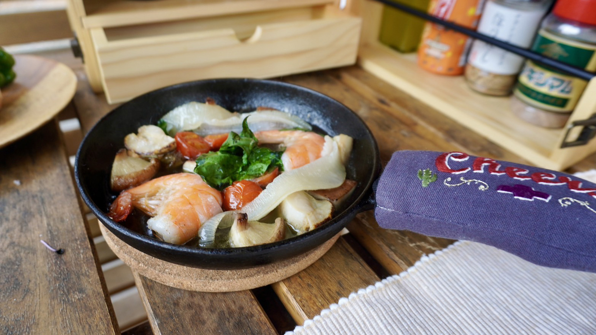 #プレミアムBBQプラン　〈アヒージョ〉