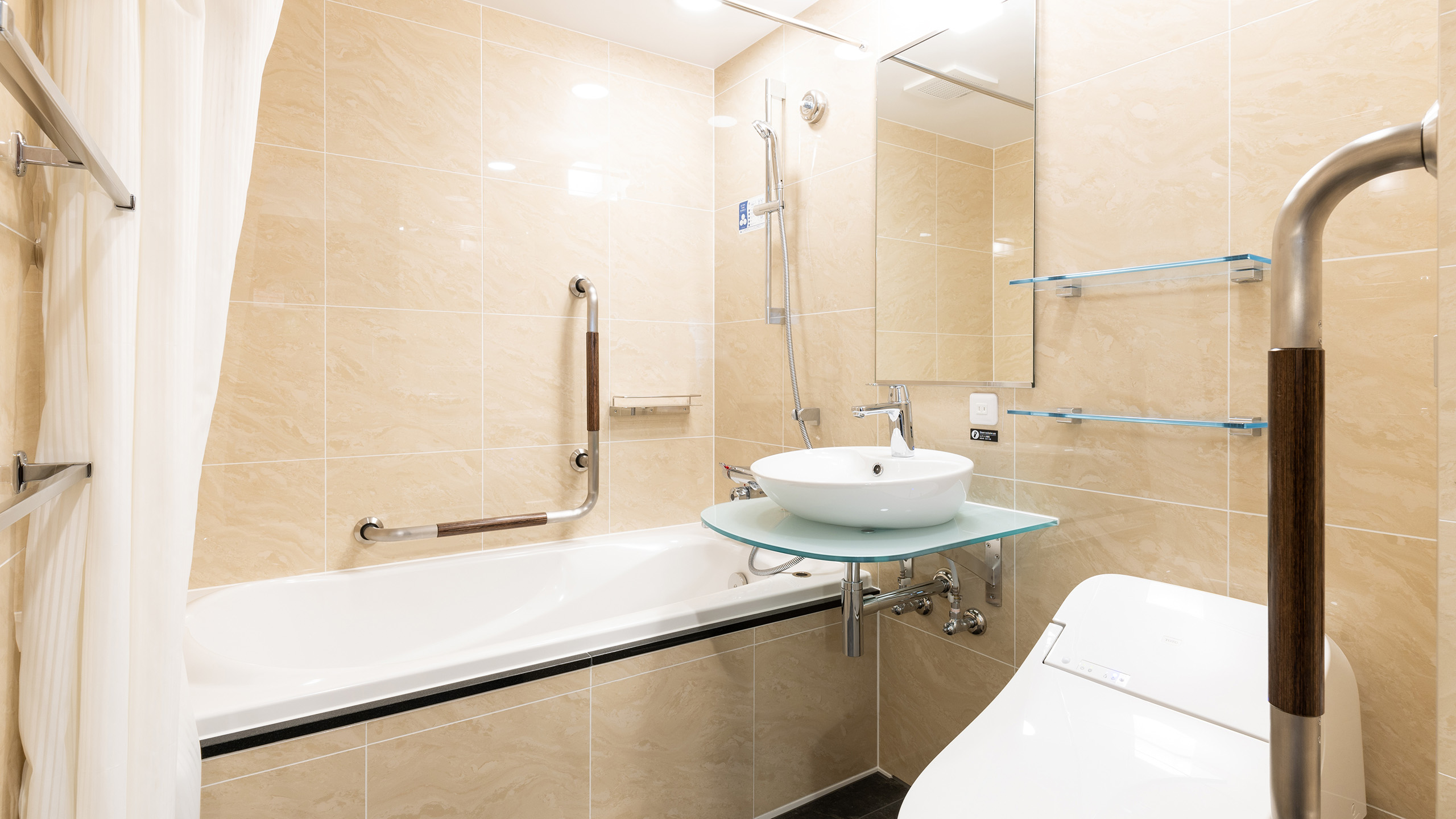 デラックスツインルームバスルーム