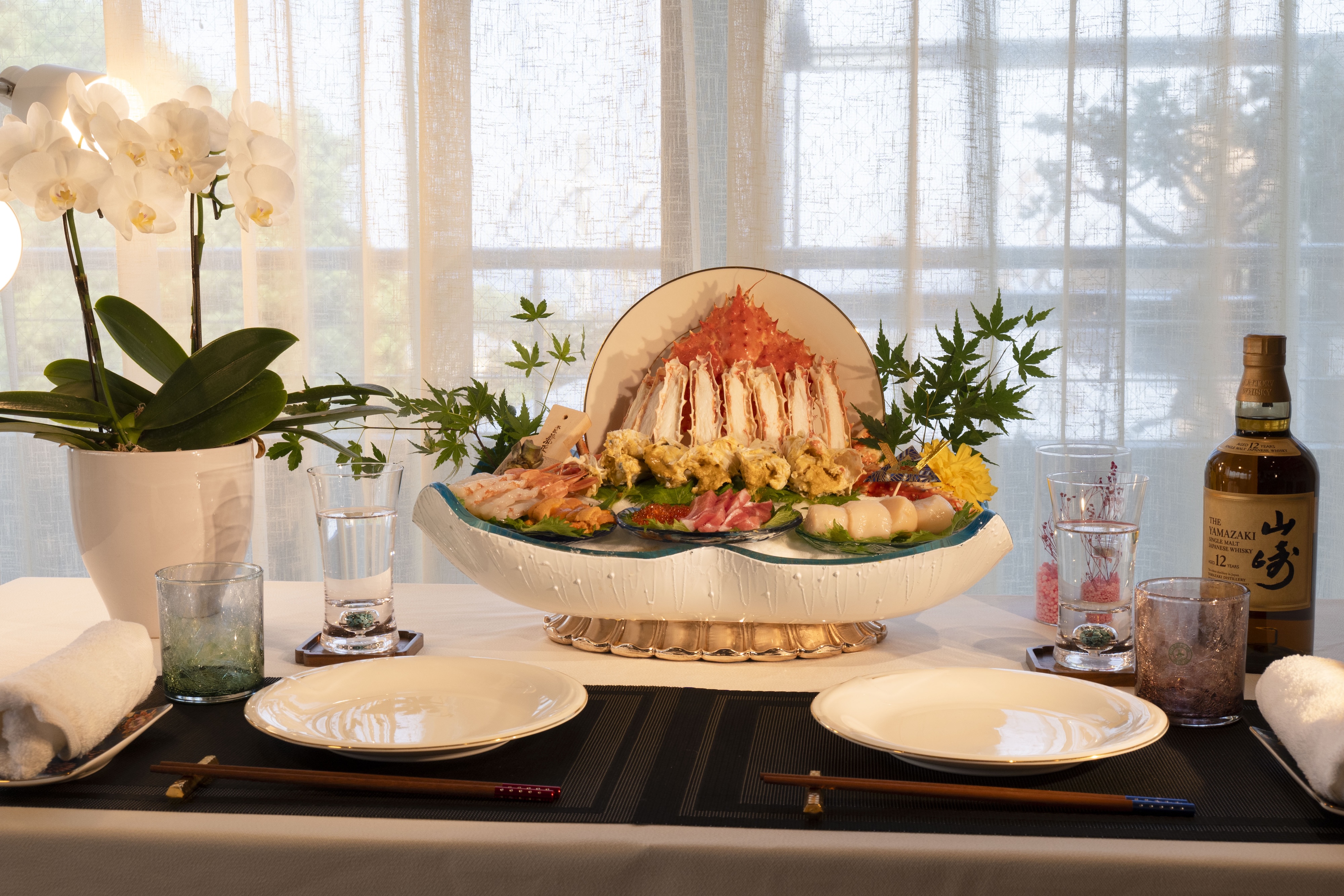 ・【食事】オプションでお造りのグレードアップも可能です。