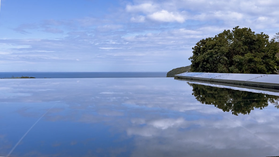・【客室:《磯鵯》専用庭園】真鶴の海を見ながらゆったりと