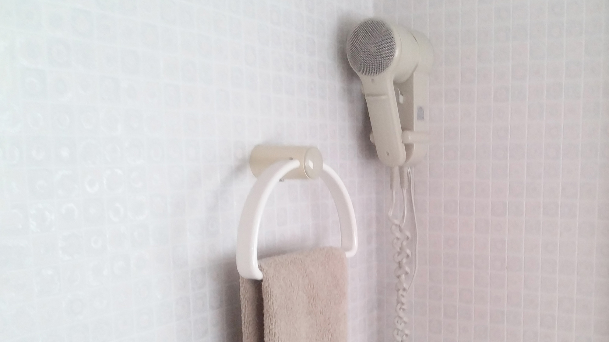 ・【備品】ヘアドライヤー、手拭きタオルを完備。