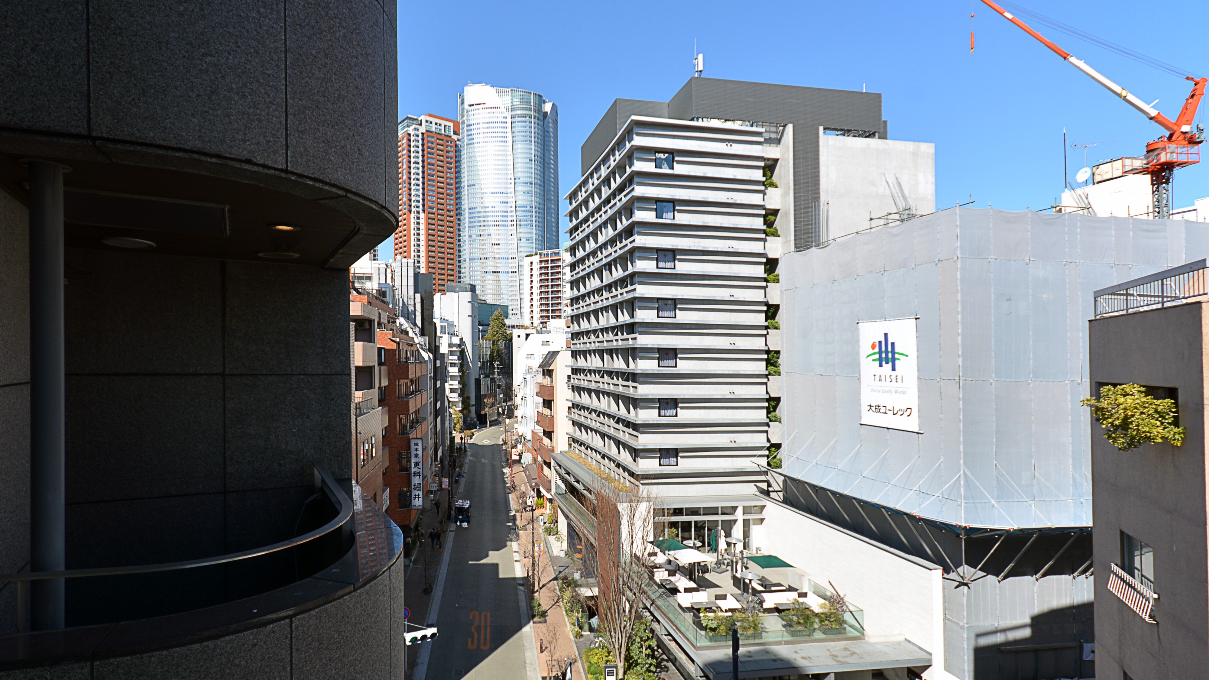 バルコニーから見た景色