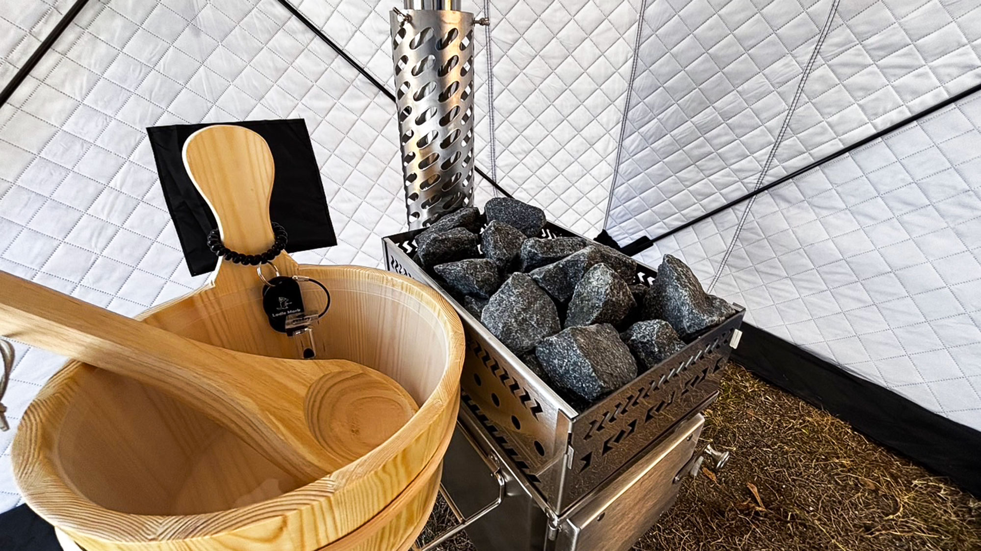 ・【テントサウナ】灼熱の蒸気で、心身を解き放つ
