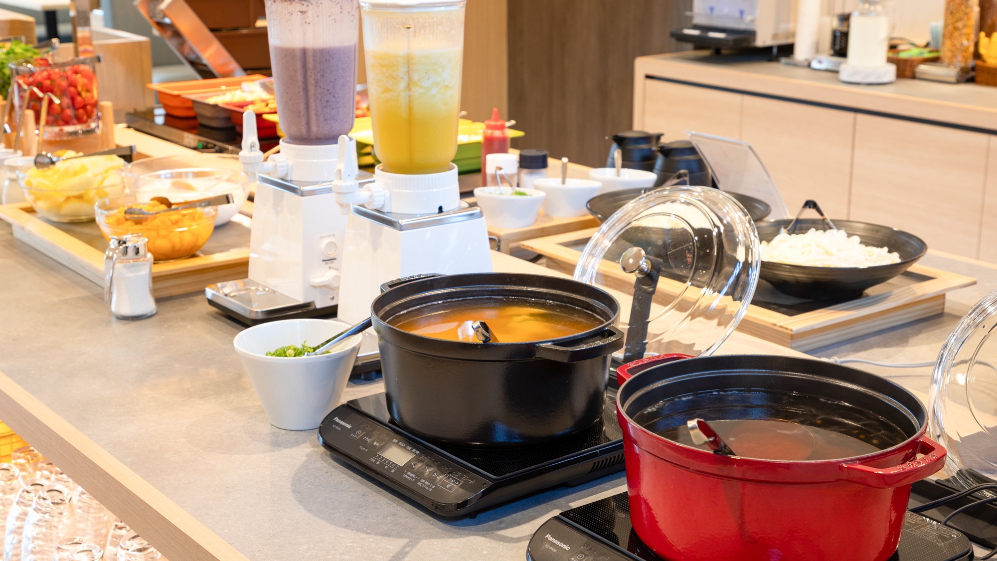 【無料朝食サービス】日替わりスープ提供イメージ