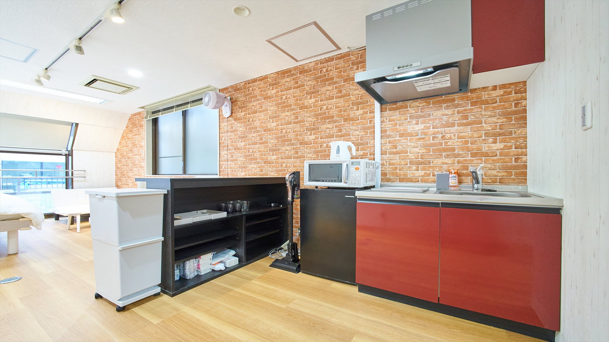 5名部屋（ダブルベッド2台＋ソファベッド）