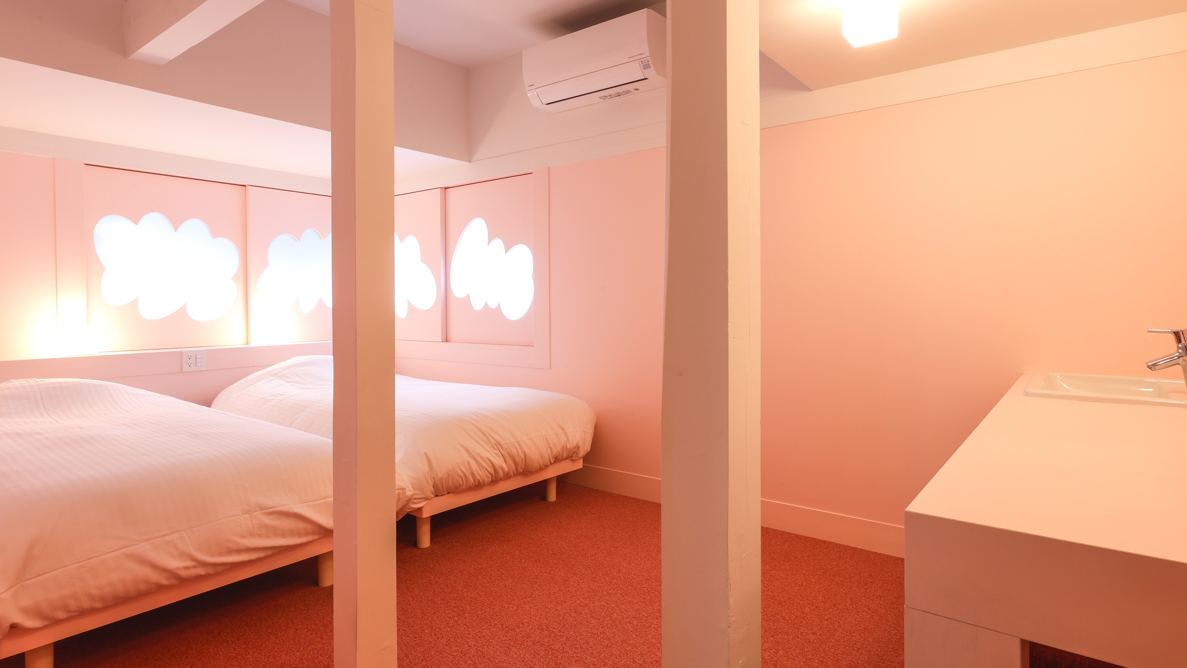 日貫一日　ＭＡＲＩＥ　寝室(ピンク)