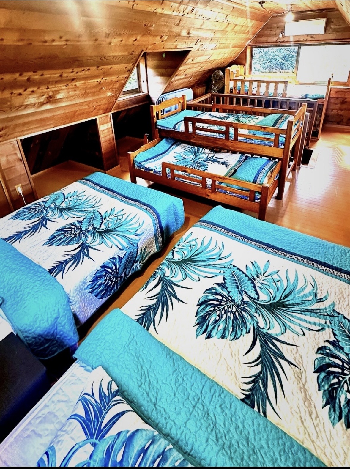 最大6名様まで宿泊可能｜広々ベッドルーム