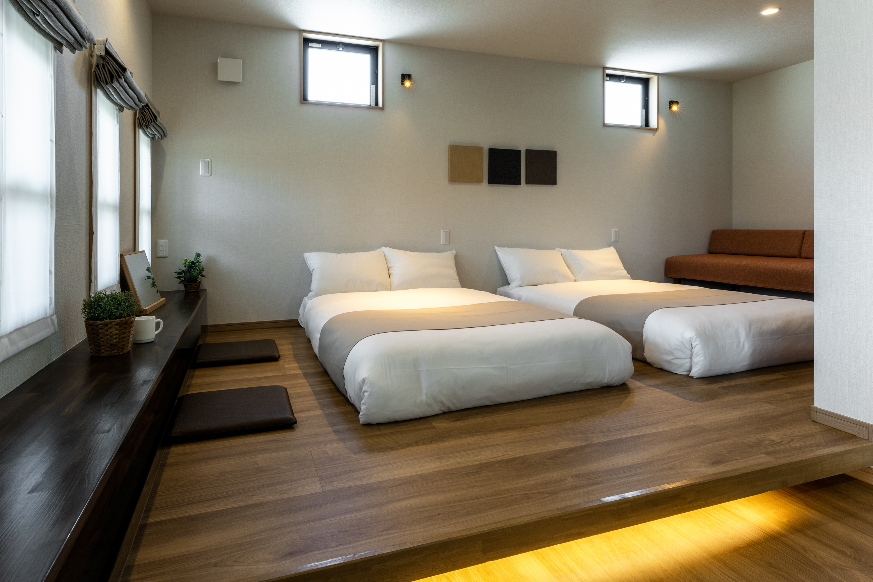 【ICHI-イチ-】ベッドルーム（ローベッドタイプ）