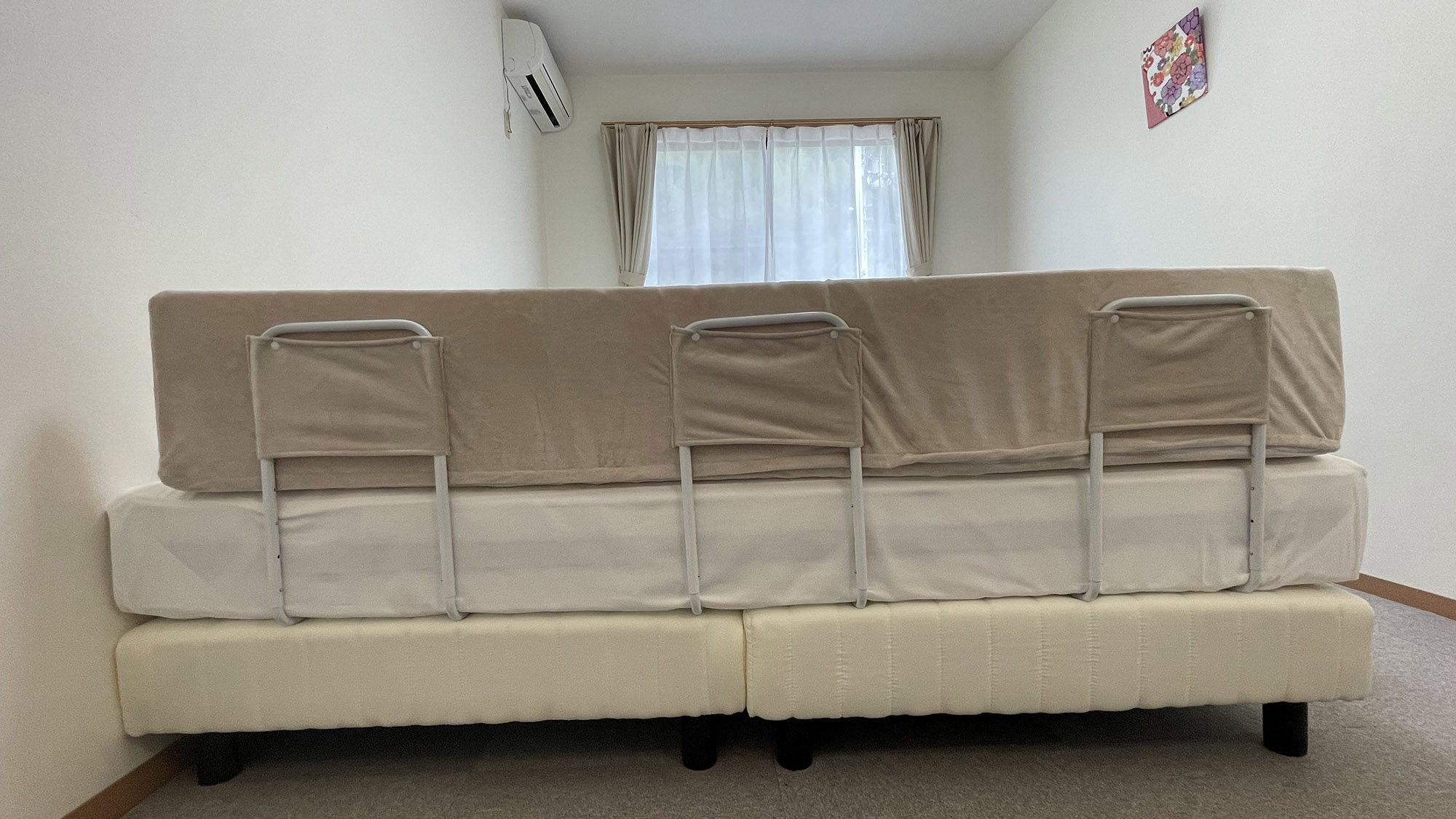 ・【設備】落下防止のベッドガードを完備。小さなお子様でも安心です