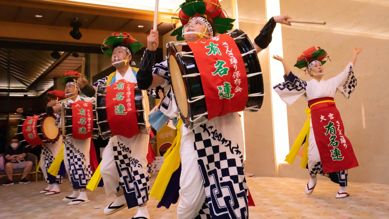 【特典付】盛岡さんさ踊り観覧付1泊2食バイキングプラン