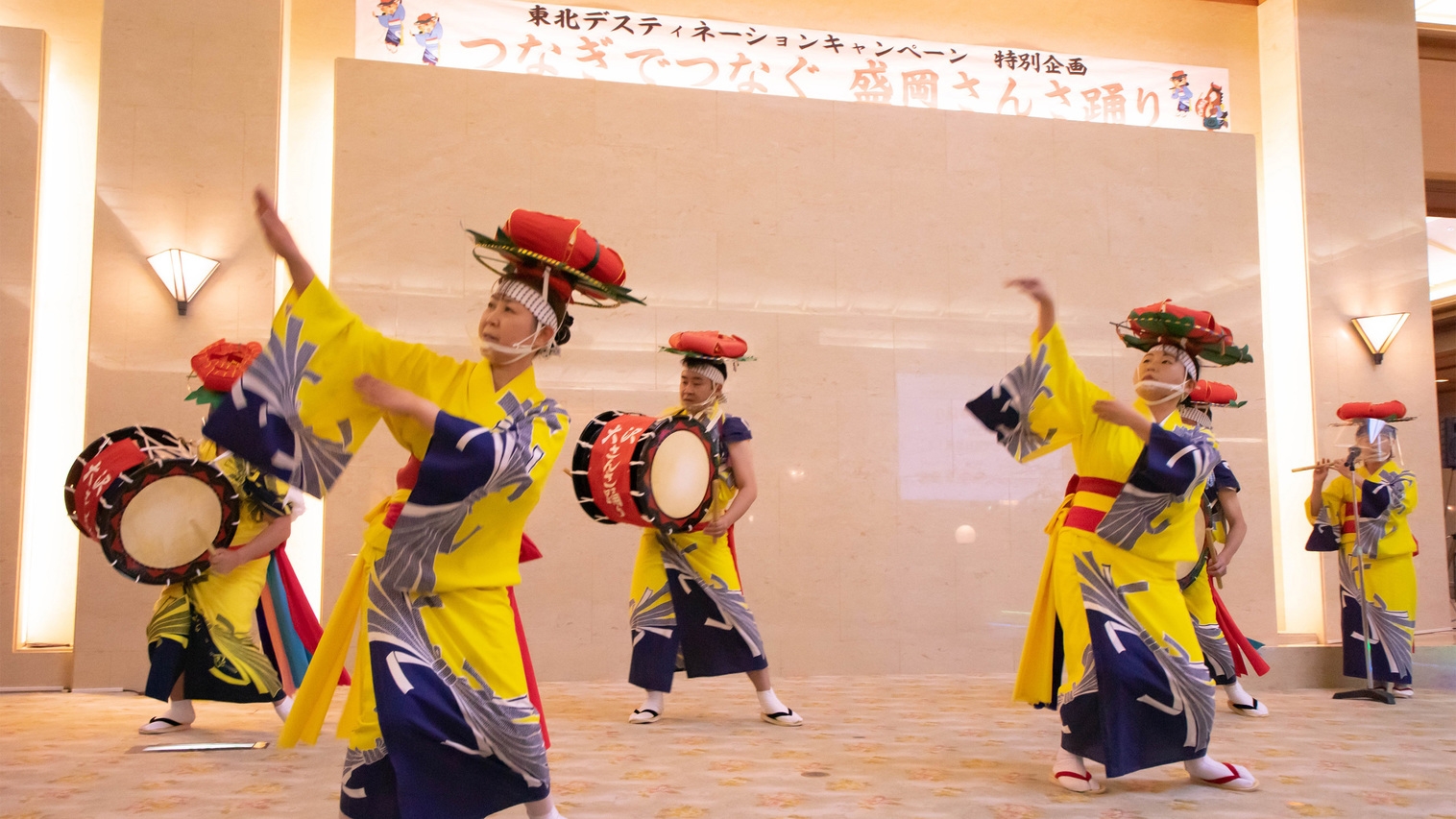【特典付】盛岡さんさ踊り観覧付1泊2食バイキングプラン
