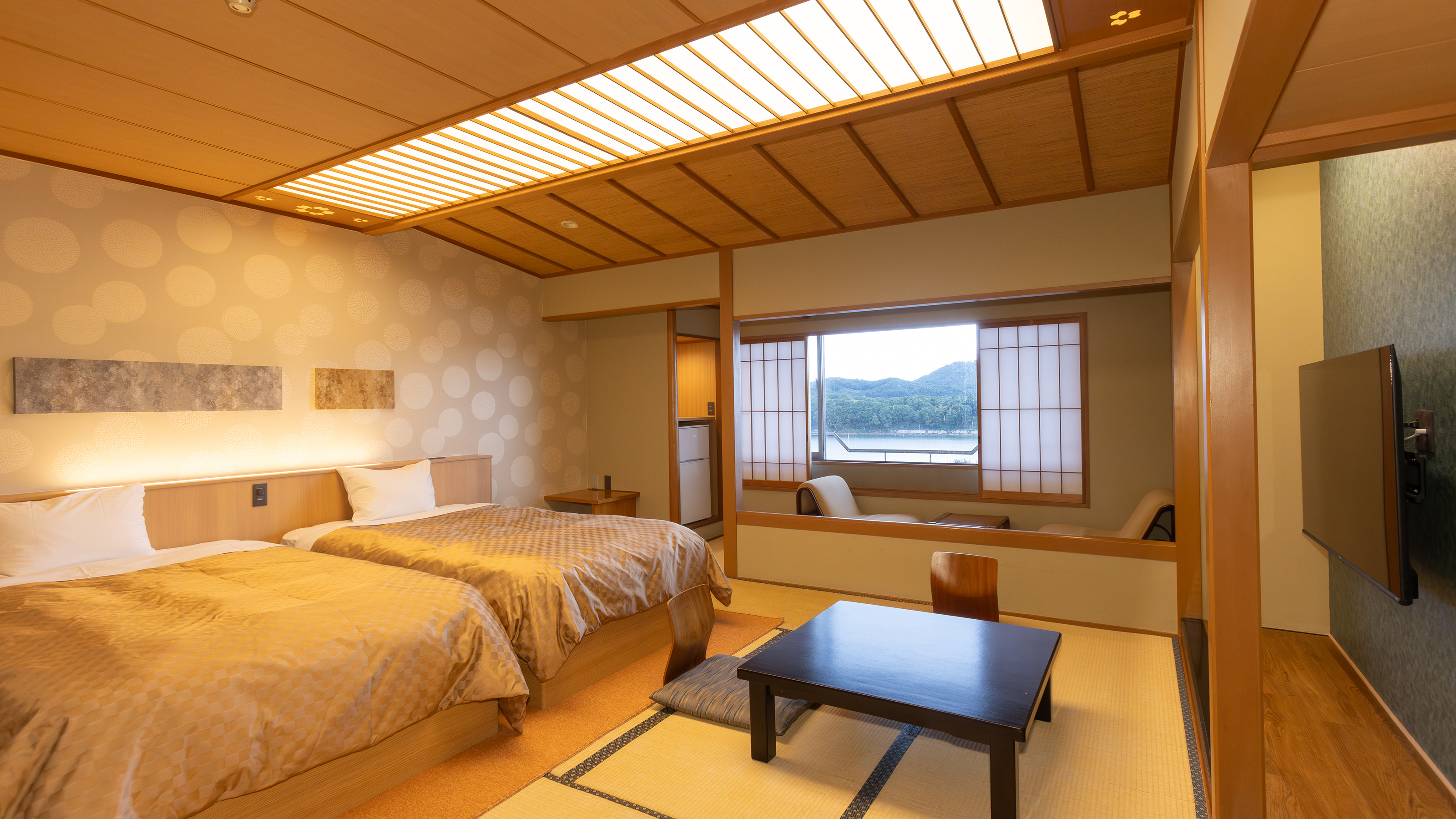 【水明館】和ベッドルーム・ツイン