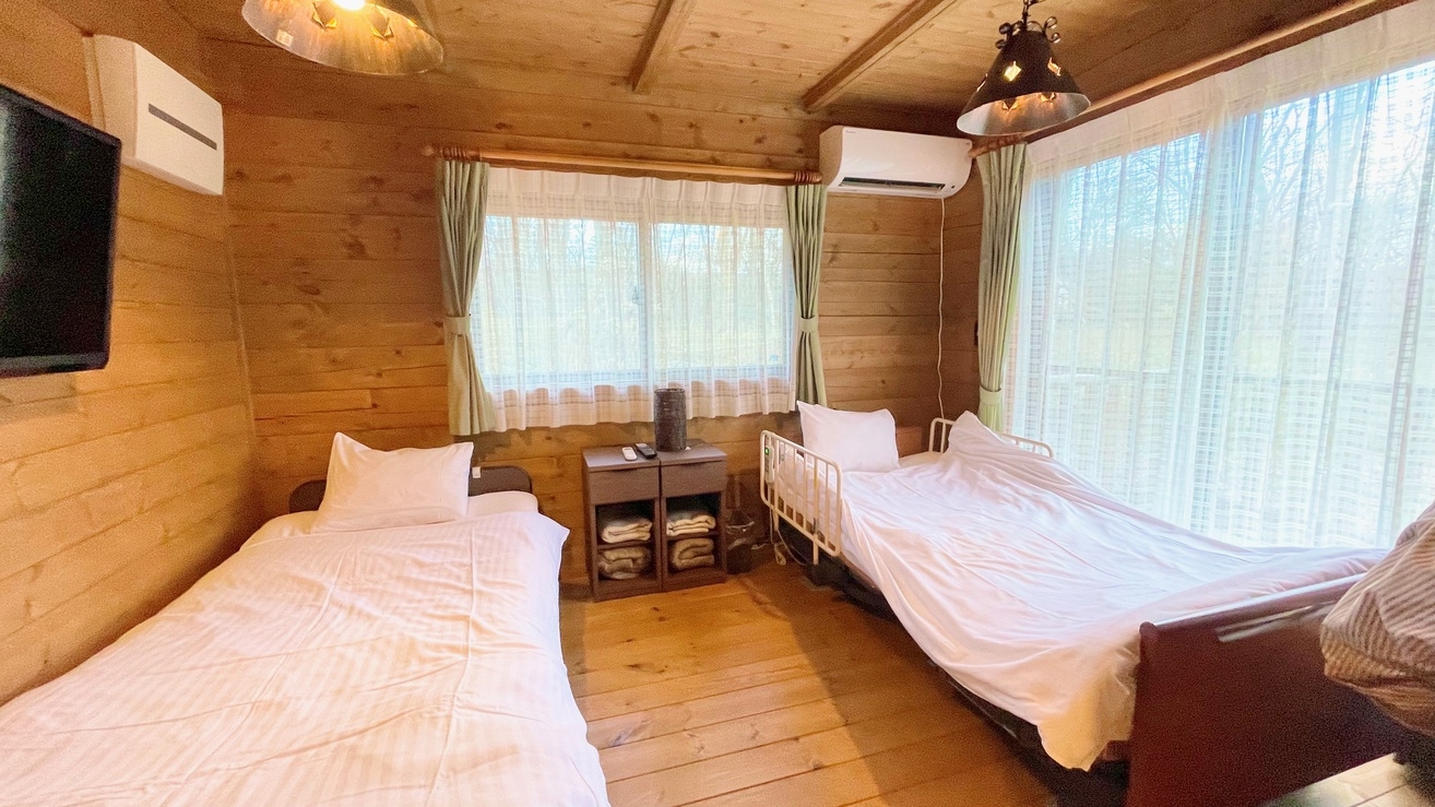 蔵王の麓の温泉付き貸別荘。バリアフリー・岩盤浴付きです。たびの邸宅 Bウッド