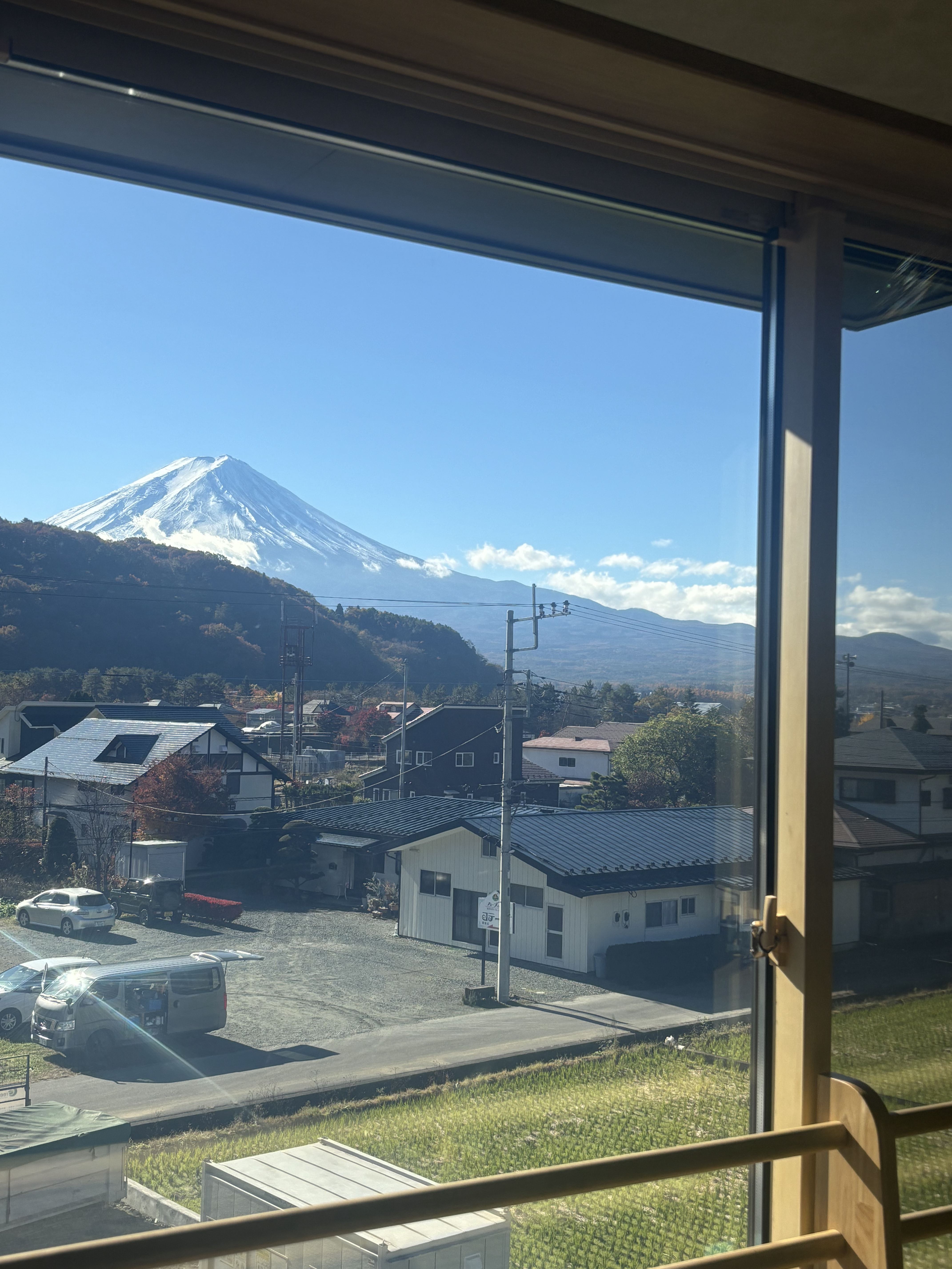 和洋室からの富士山