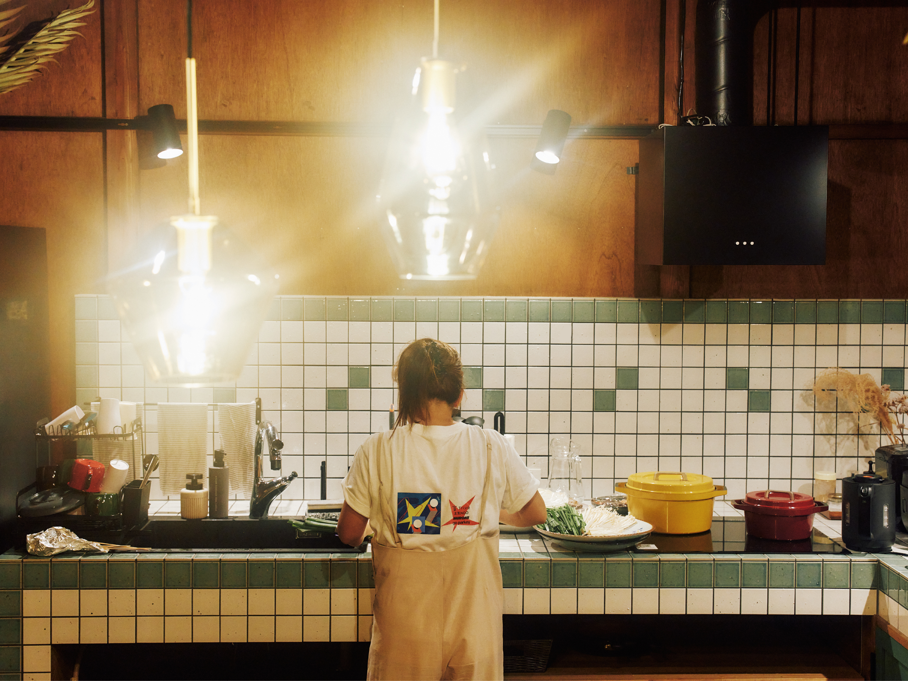 棟内キッチンでも調理が楽しめる！