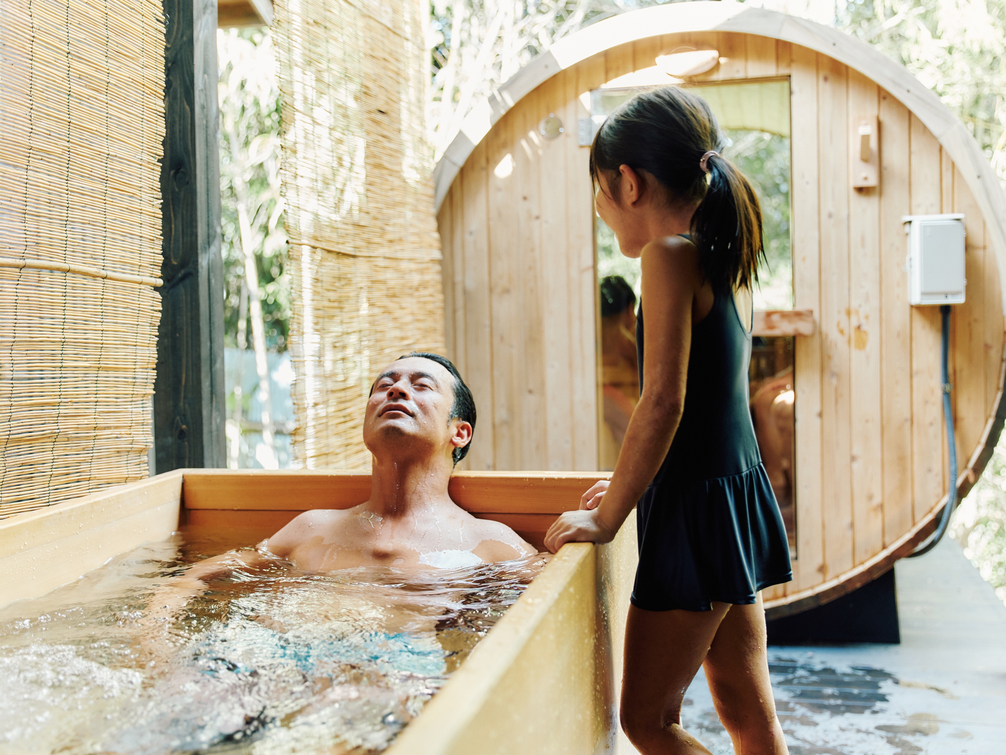 水風呂も完備！