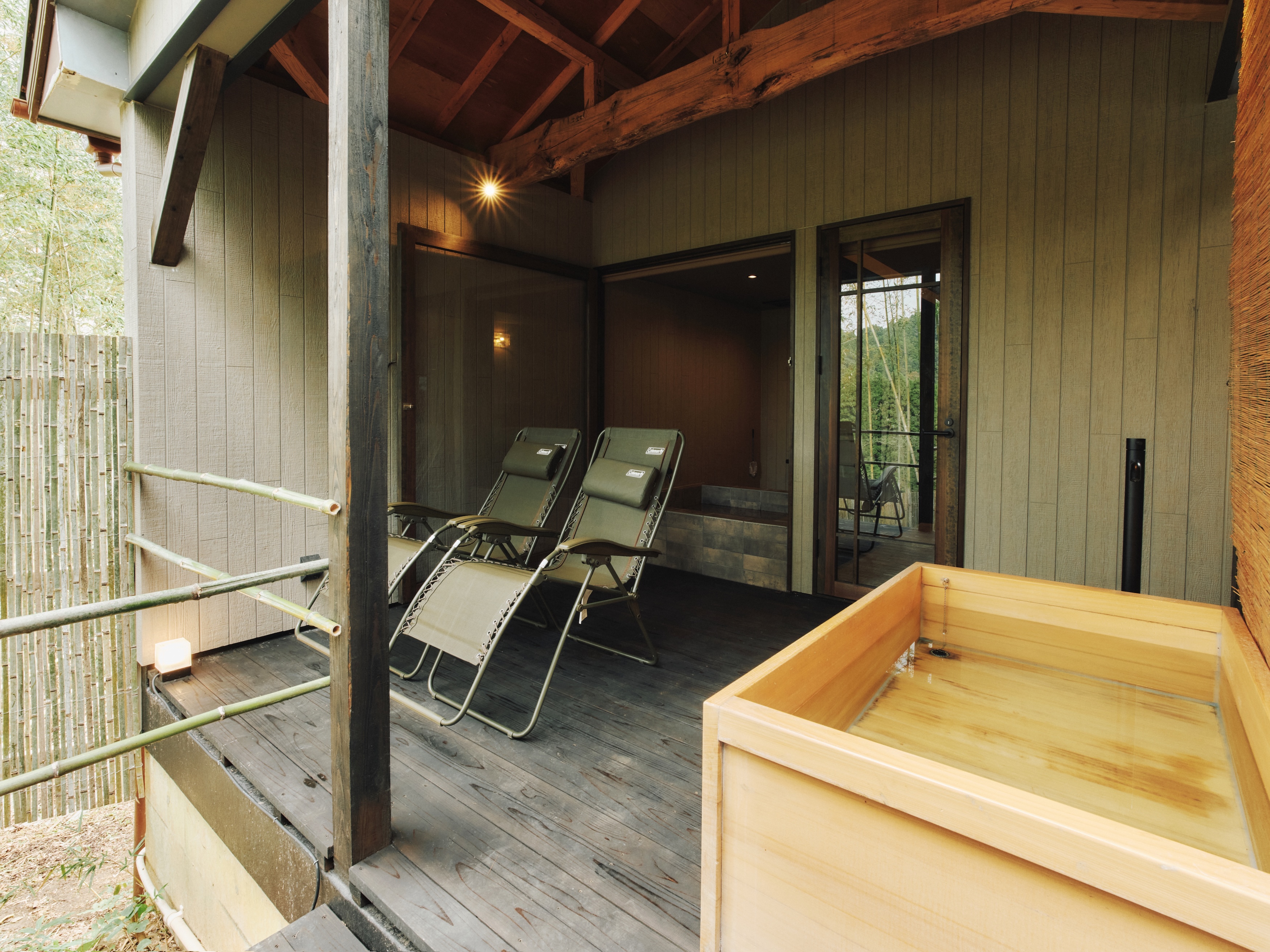 サウナ付きテラス