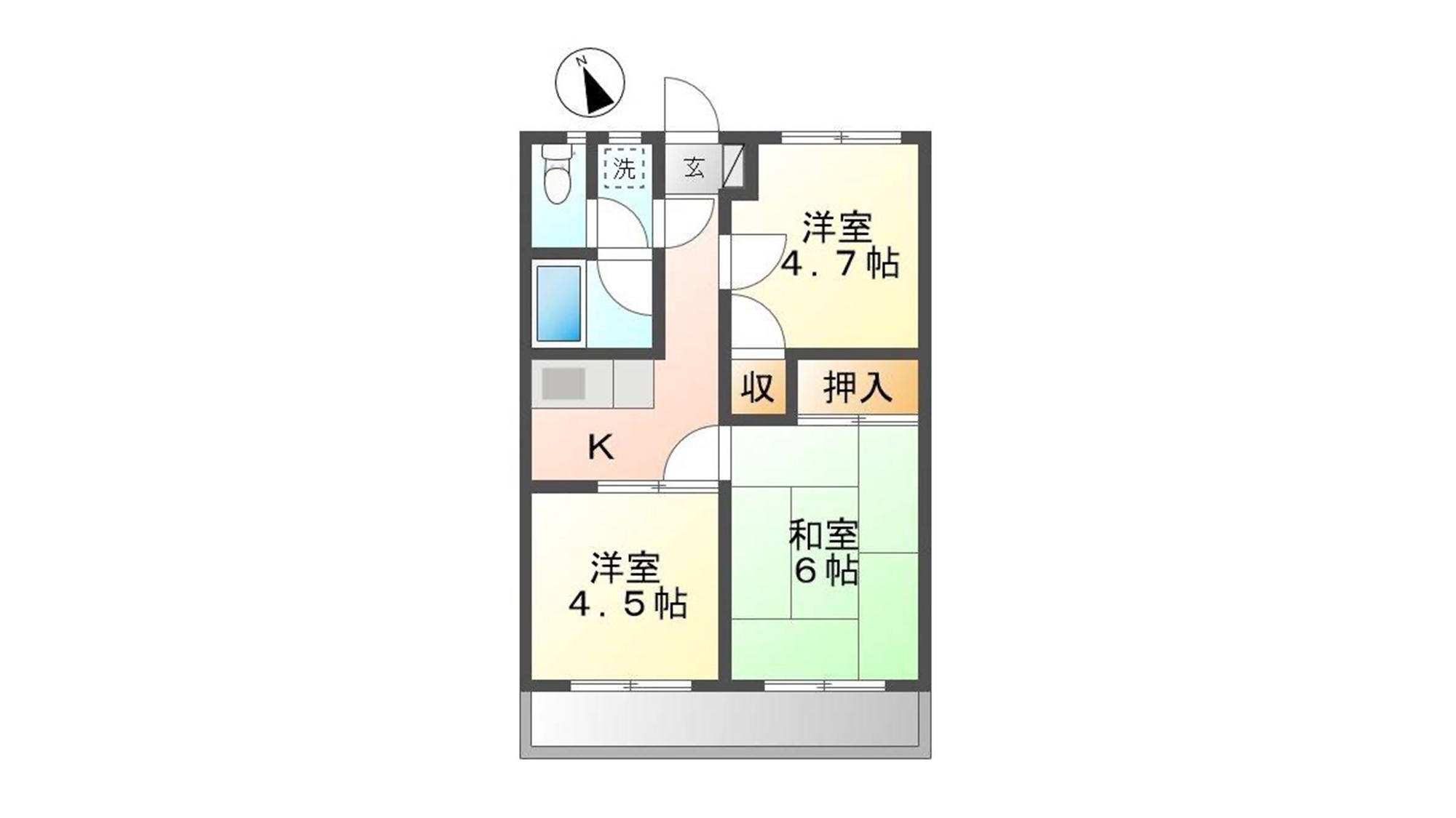 【オープンセール★25％OFF】4月までの予約で超お得■リフォーム済♪キッチン付き3ルームで快適に