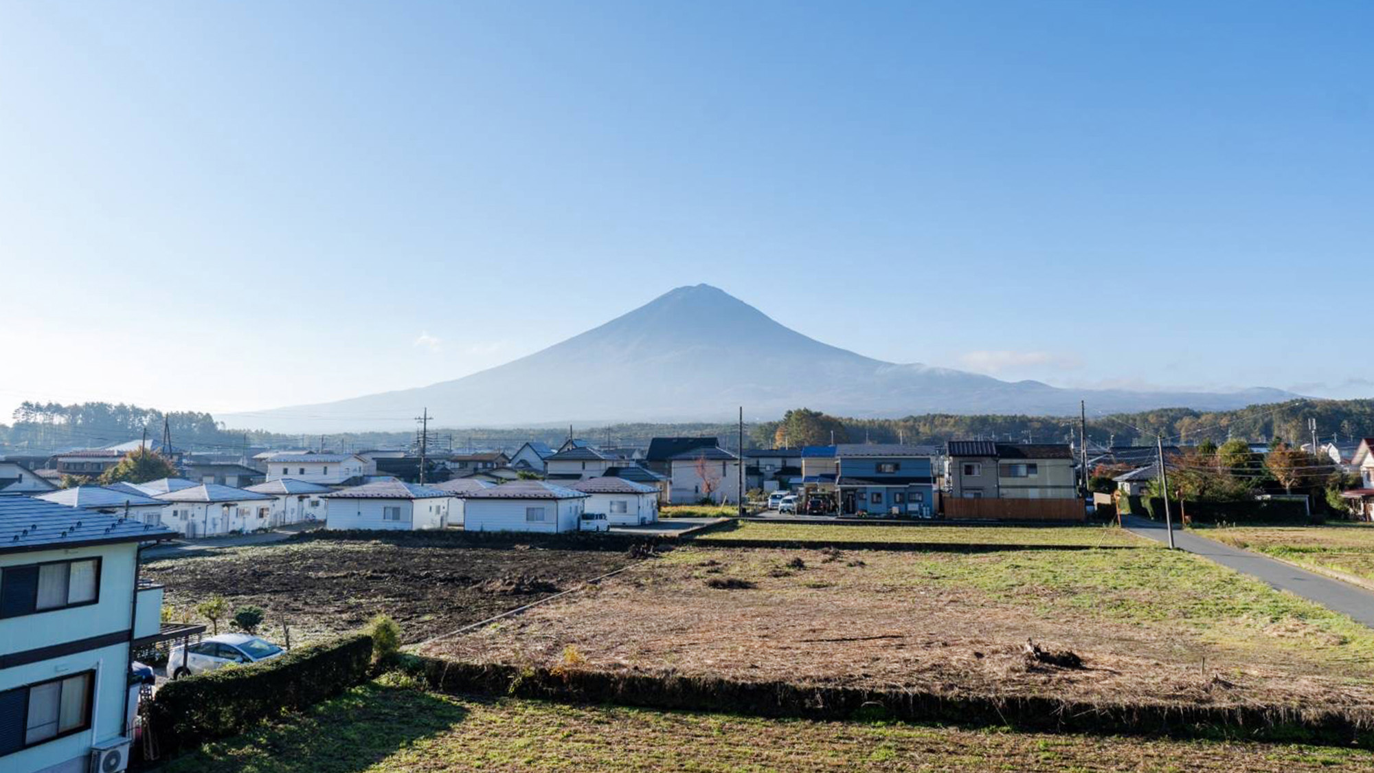 ・お部屋から見る雄大な富士山！