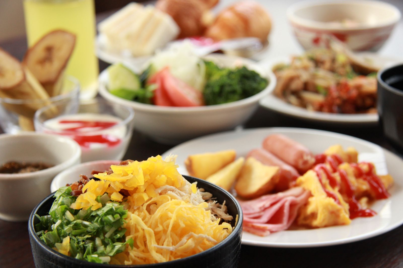 朝食バイキング
