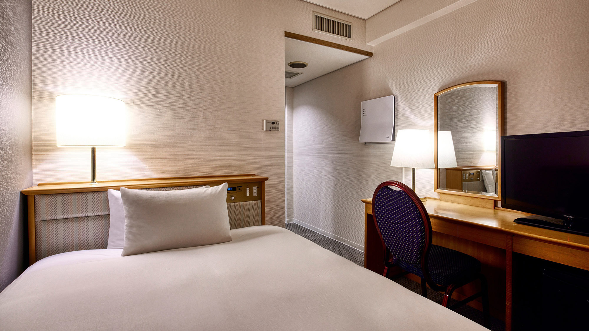 2名様でも快適にお休みいただけます。｜スタンダードダブル