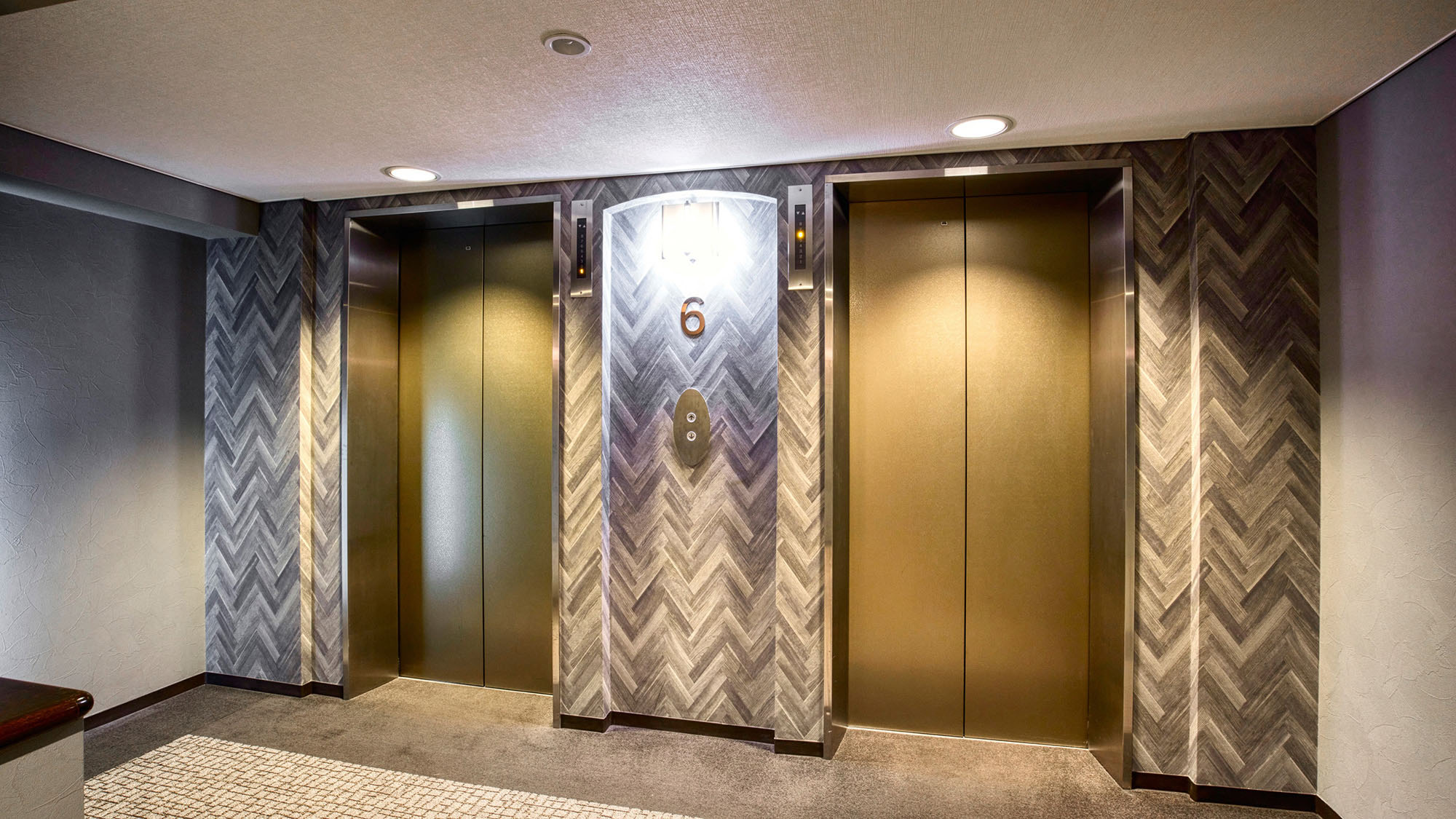 客室階 エレベーターホール （一例）