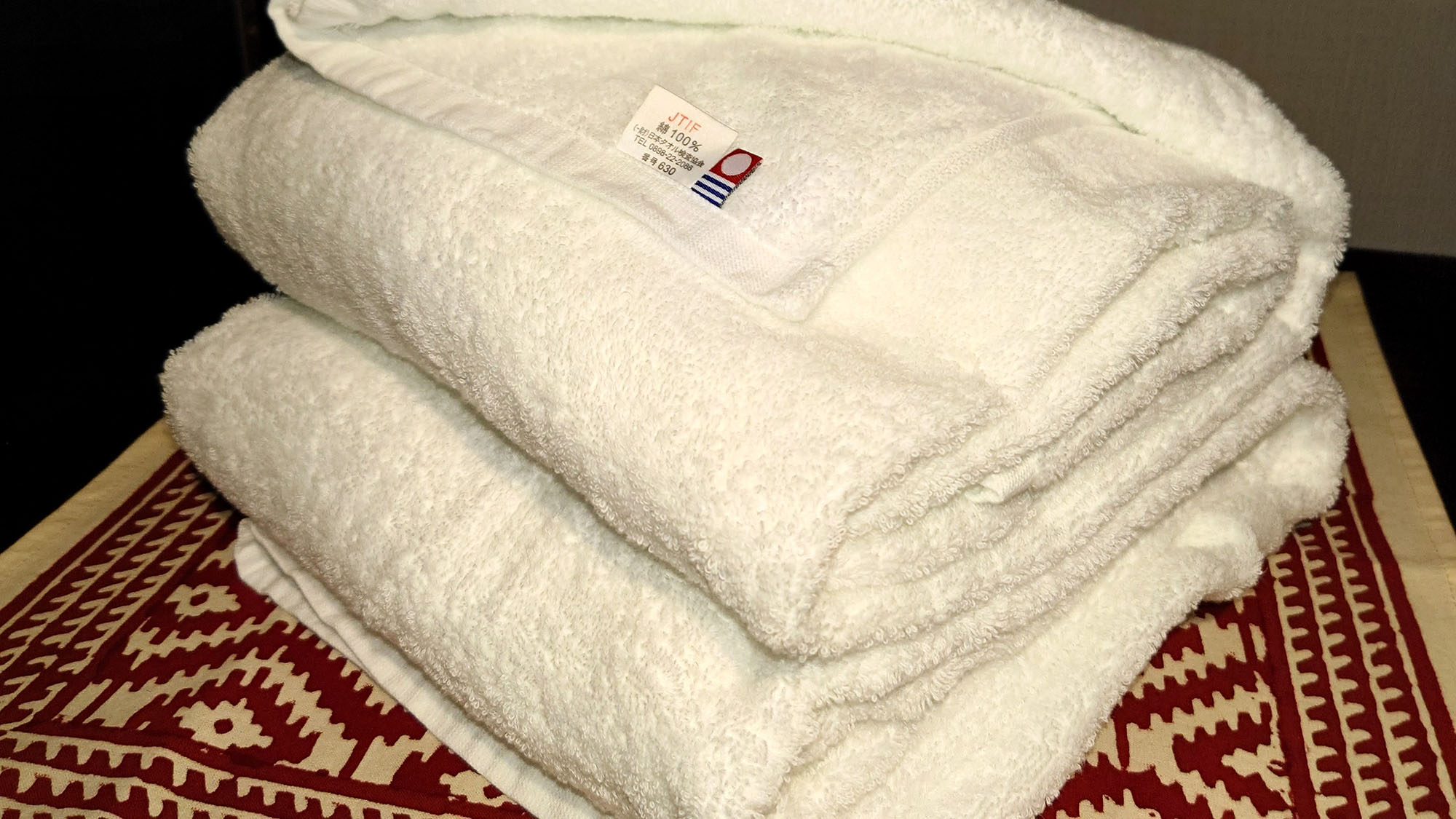 ・【タオル】今治タオルをご用意しております。高い吸水性で、お風呂上りにも快適にご利用いただけます